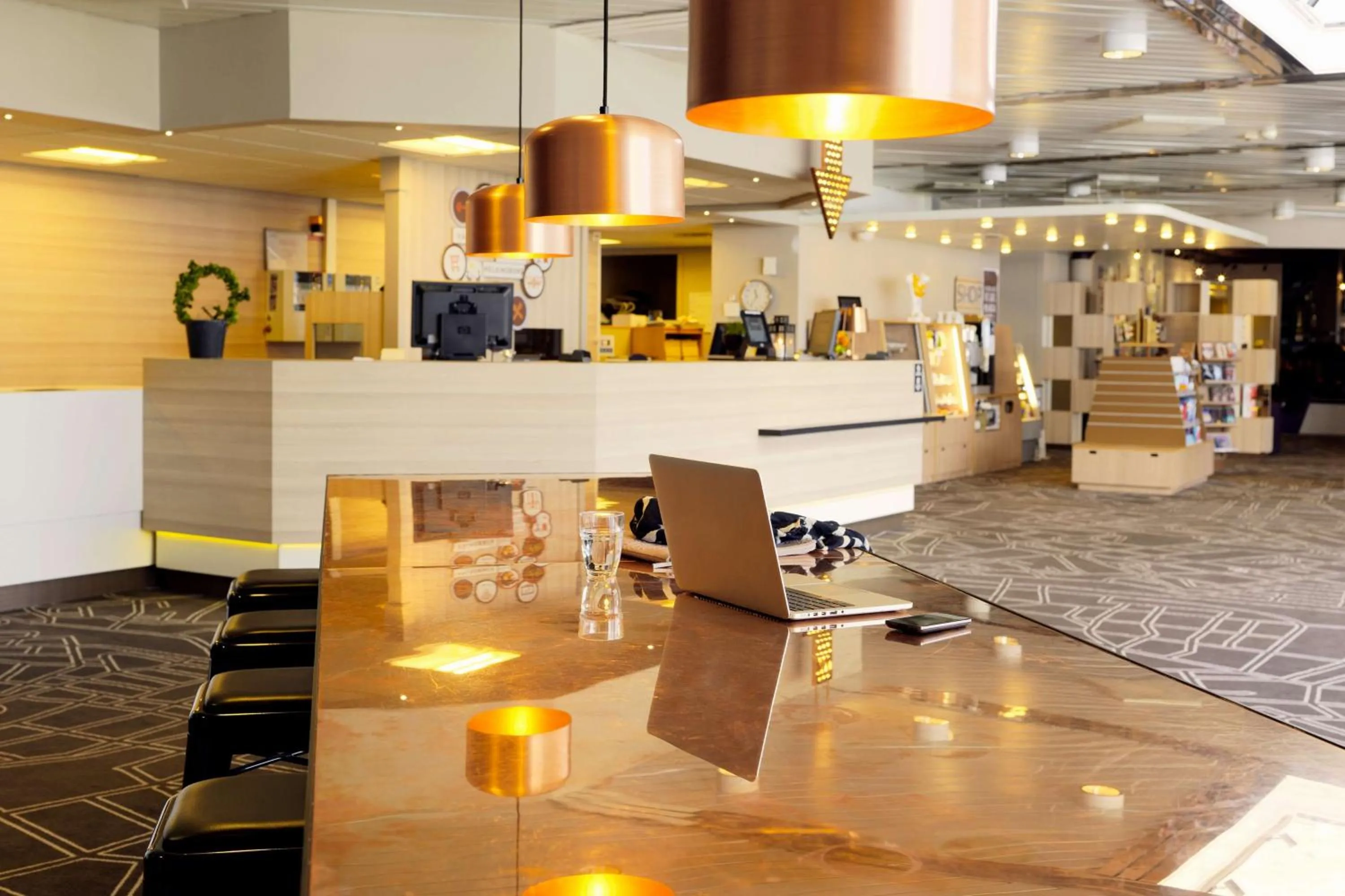 Lobby or reception in Scandic Helsingborg Nord