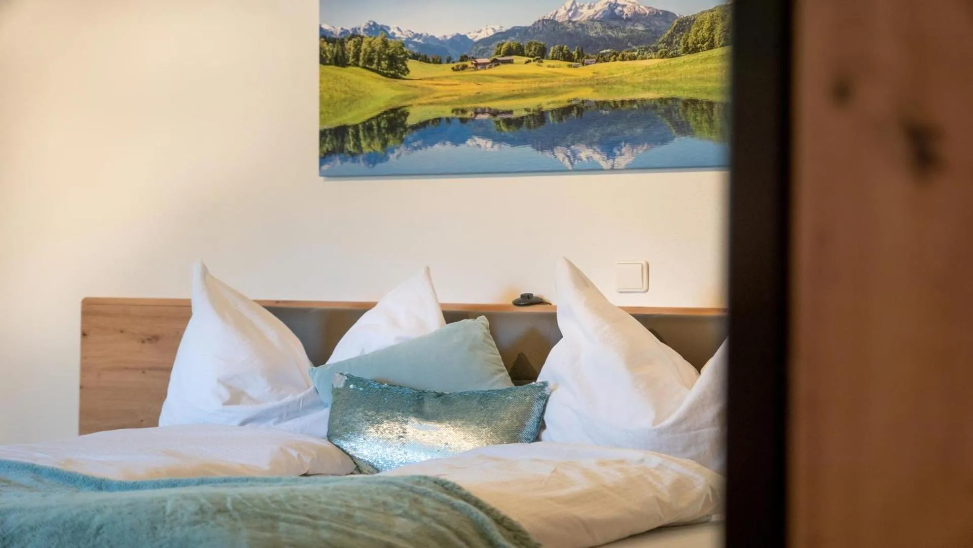 Bed in Stubaier Bauern Appartement