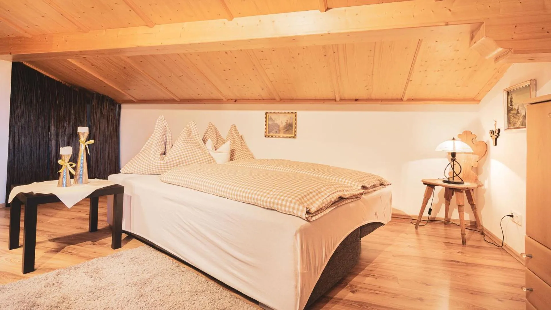 Bed in Stubaier Bauern Appartement