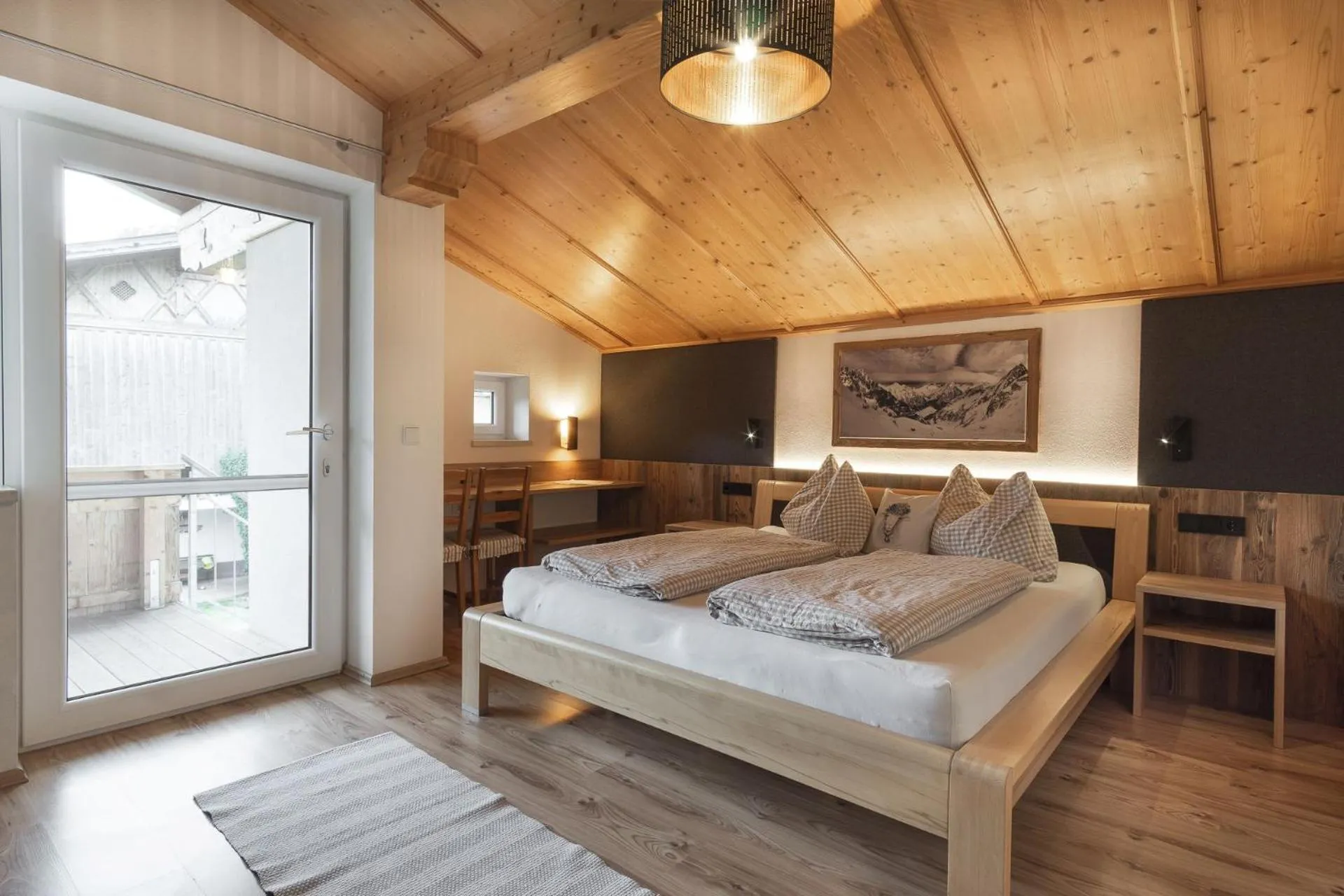 Bed in Stubaier Bauern Appartement