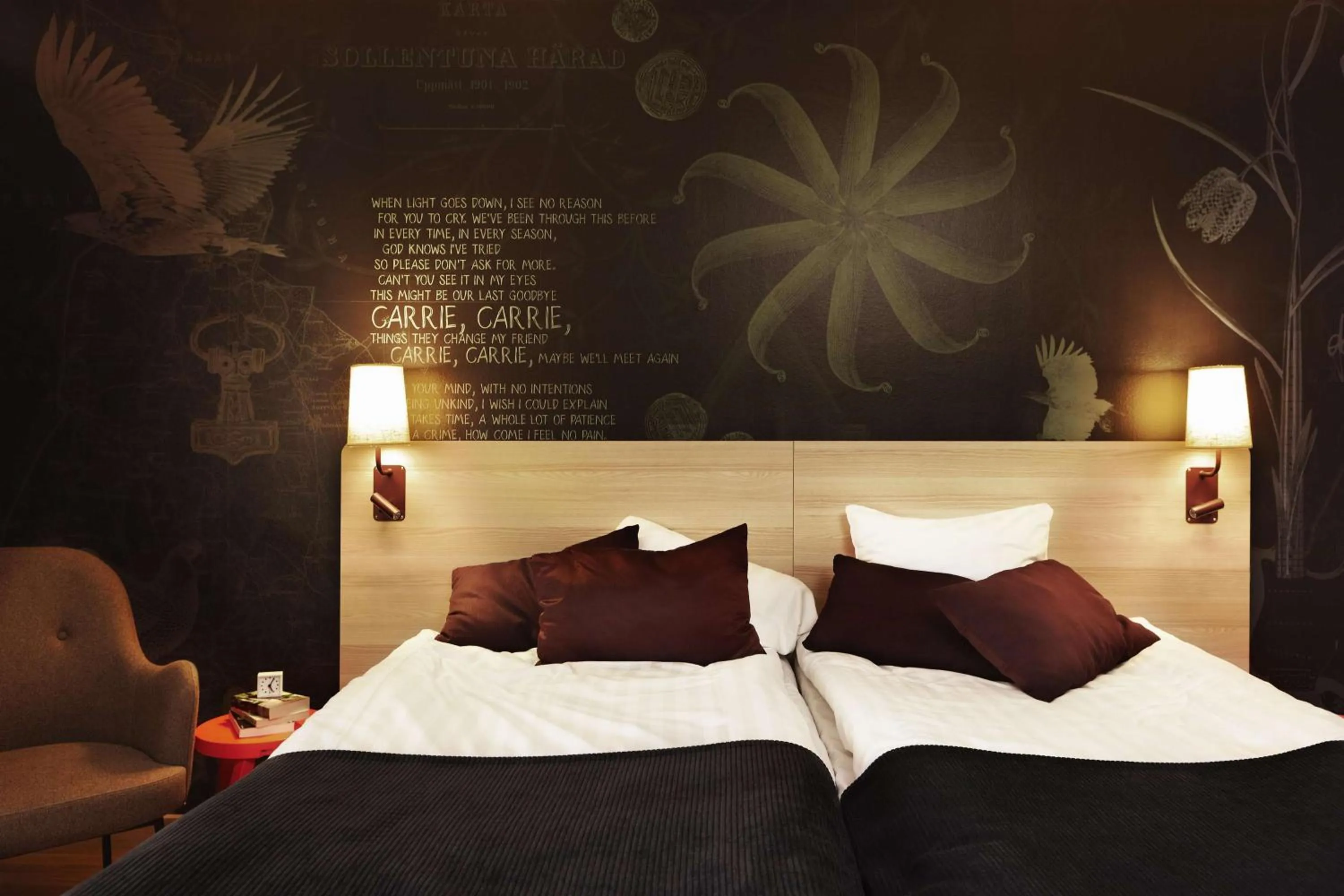 Bedroom, Bed in Scandic Upplands Väsby