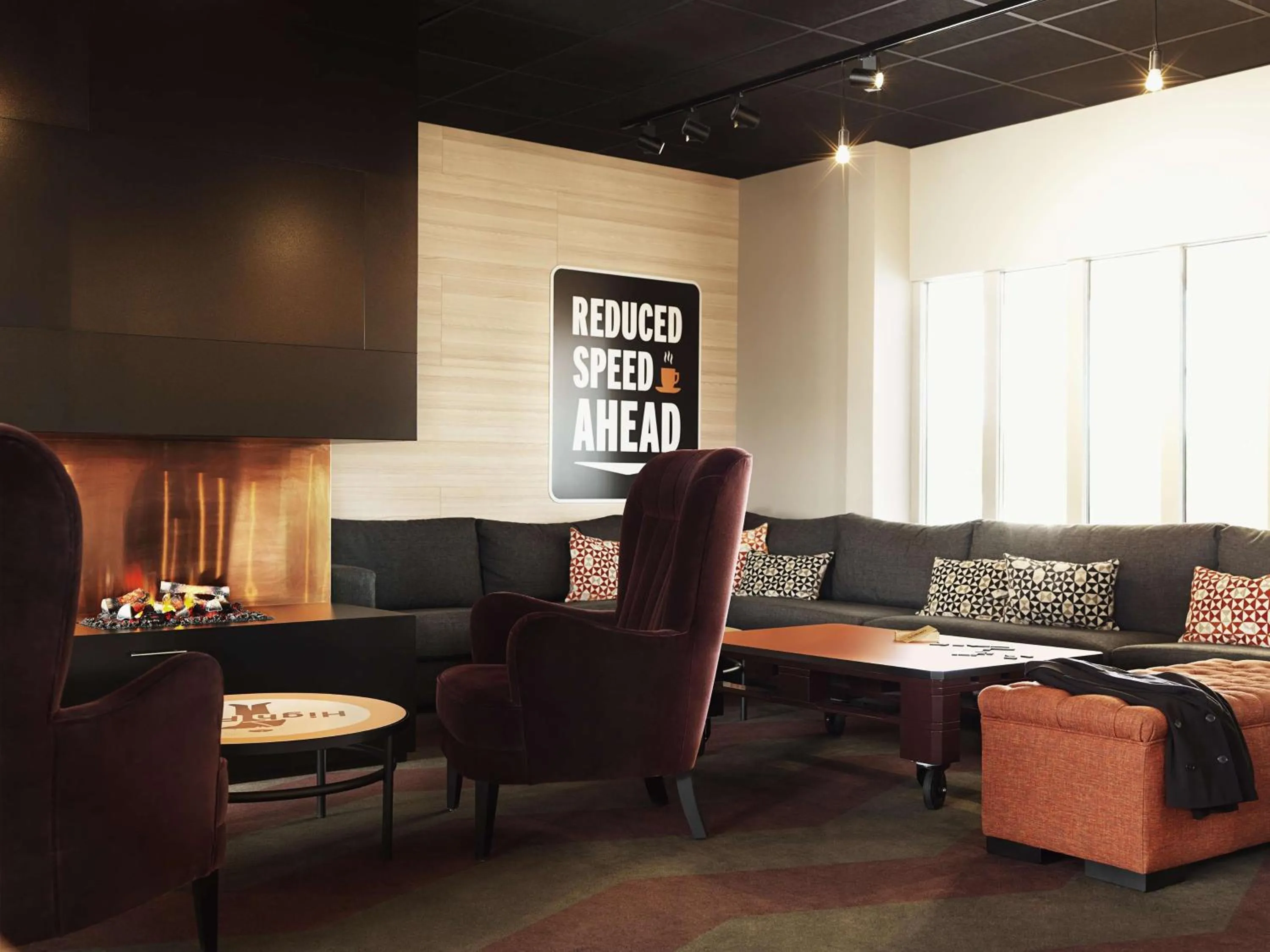 Lobby or reception in Scandic Upplands Väsby