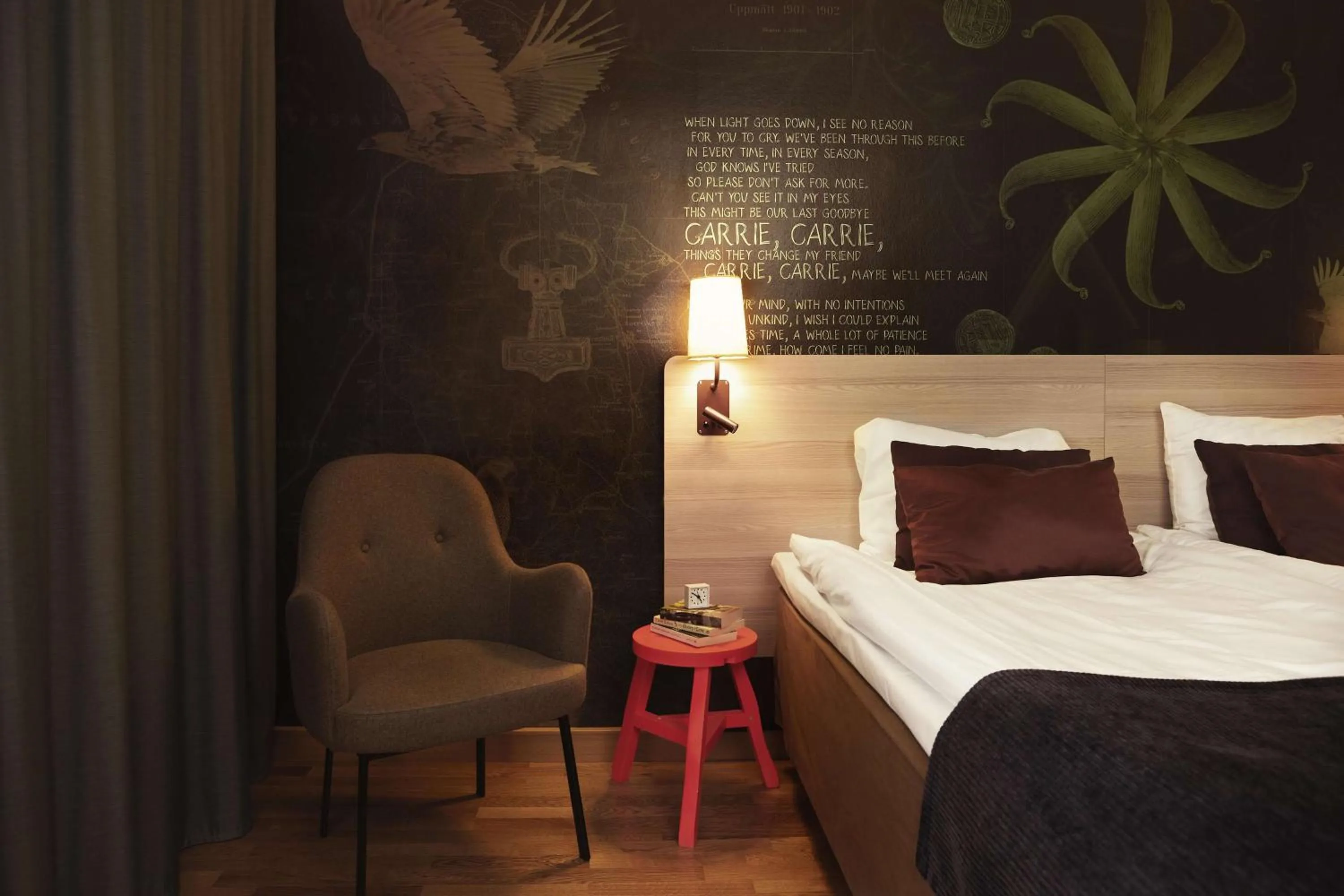 Bedroom, Bed in Scandic Upplands Väsby