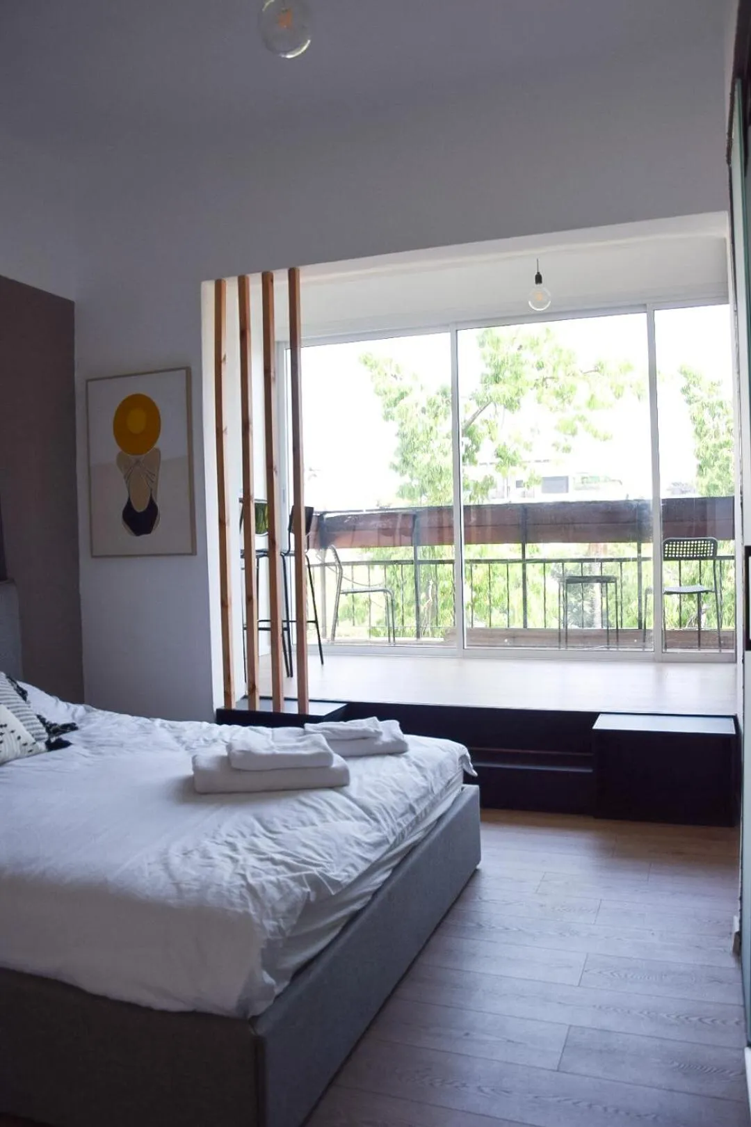 Bed in LEVO Urban Studios