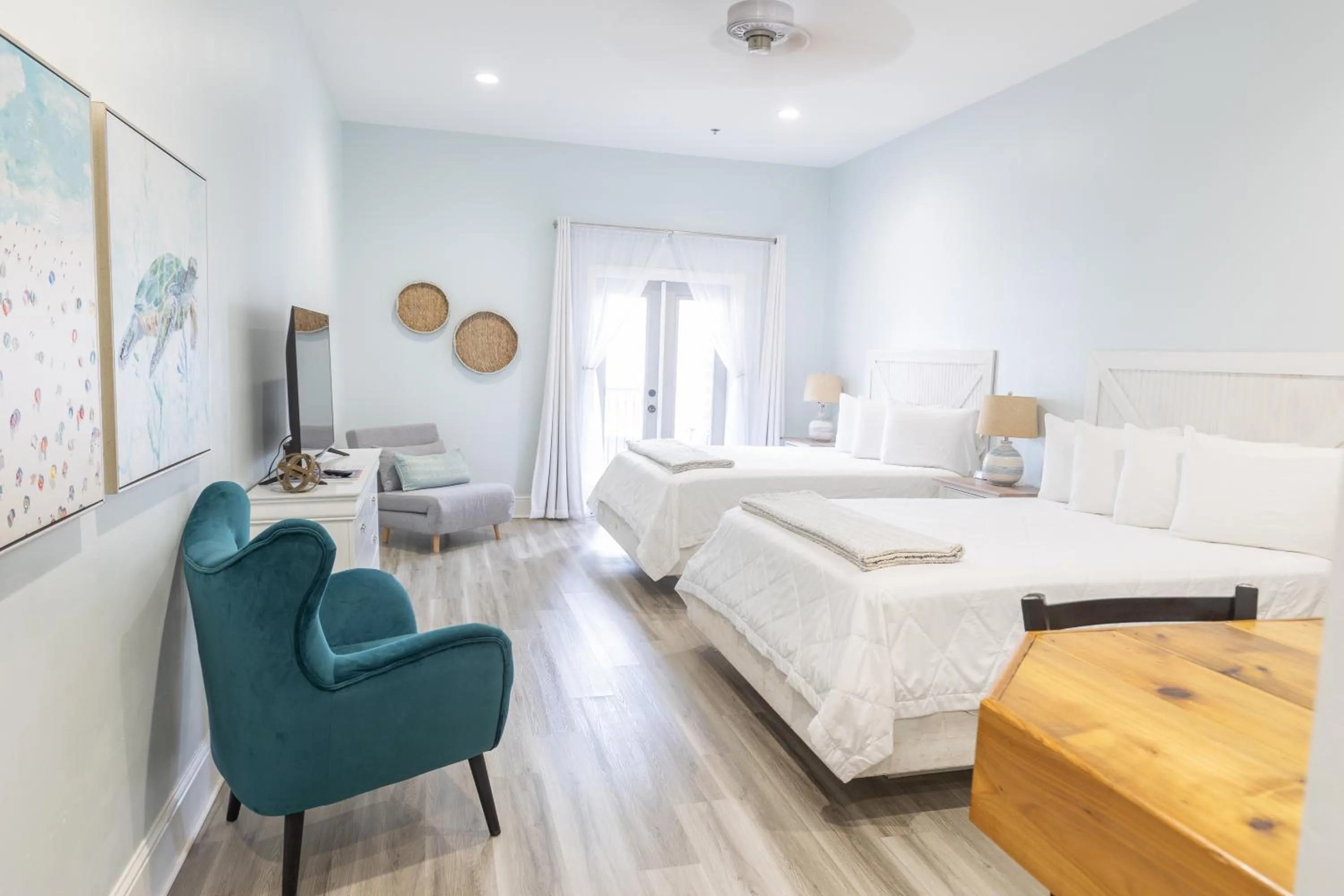 Bed in Hotel Whiskey in Pass Christian