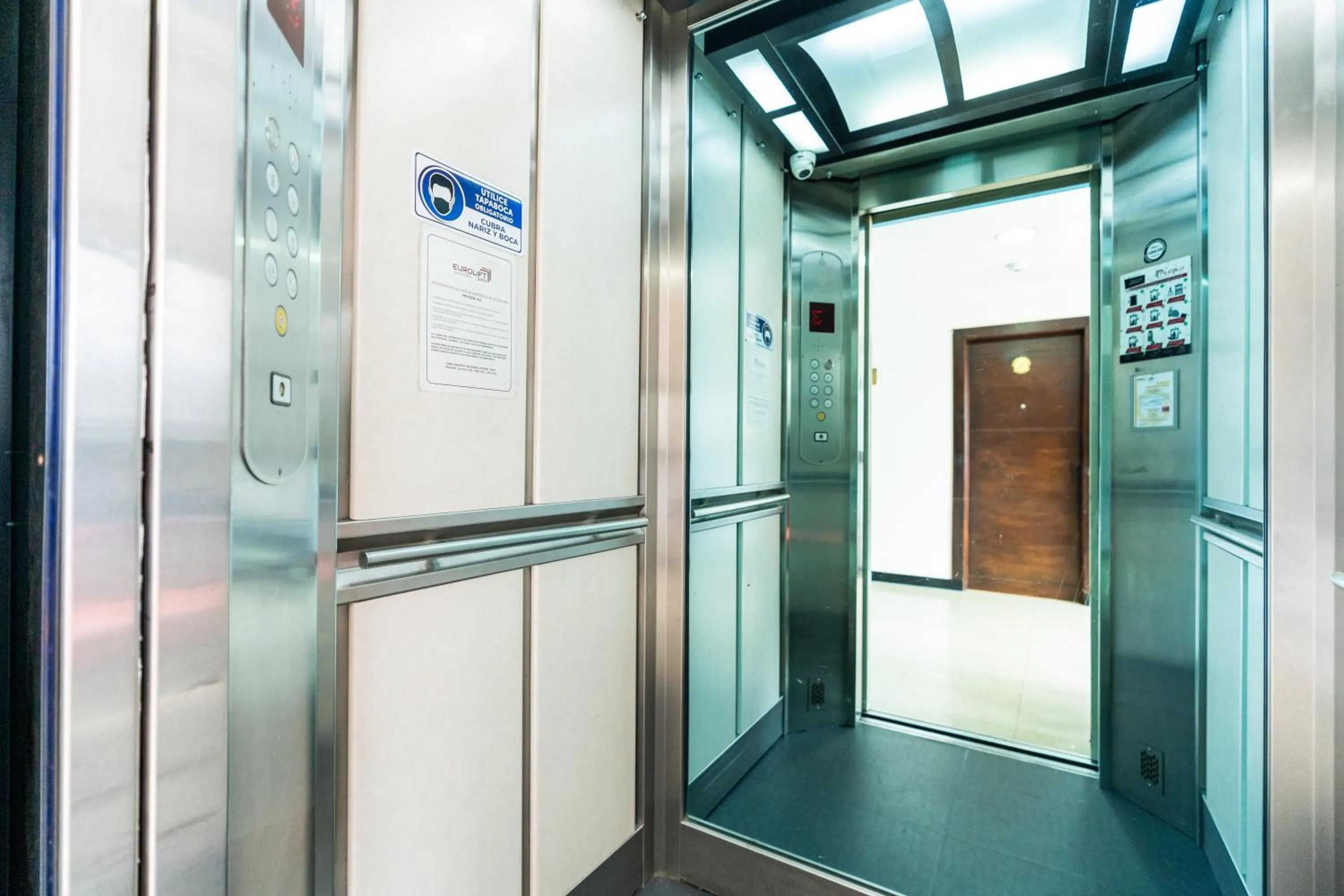 elevator in Hotel Bogota Resort