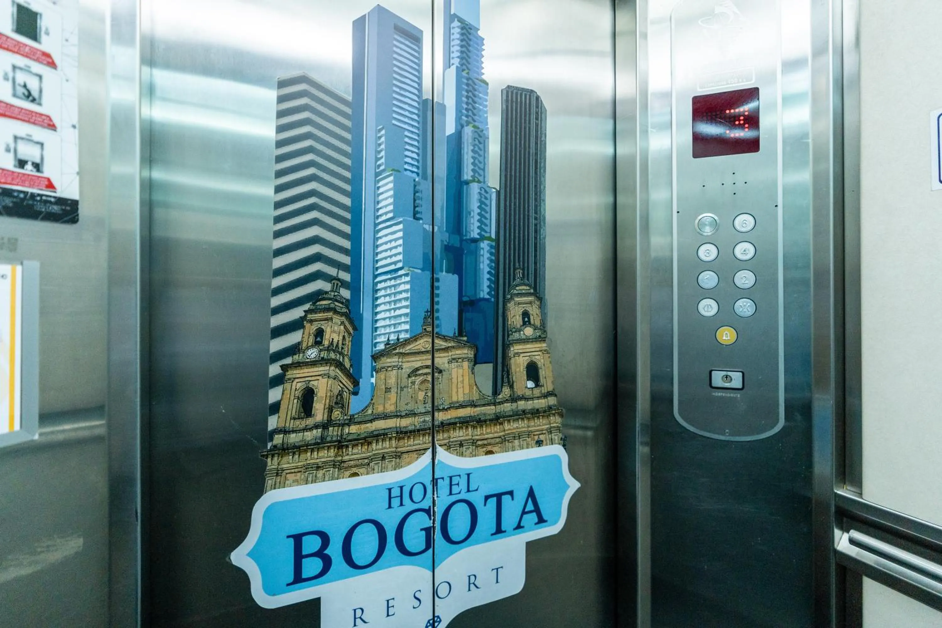 elevator in Hotel Bogota Resort