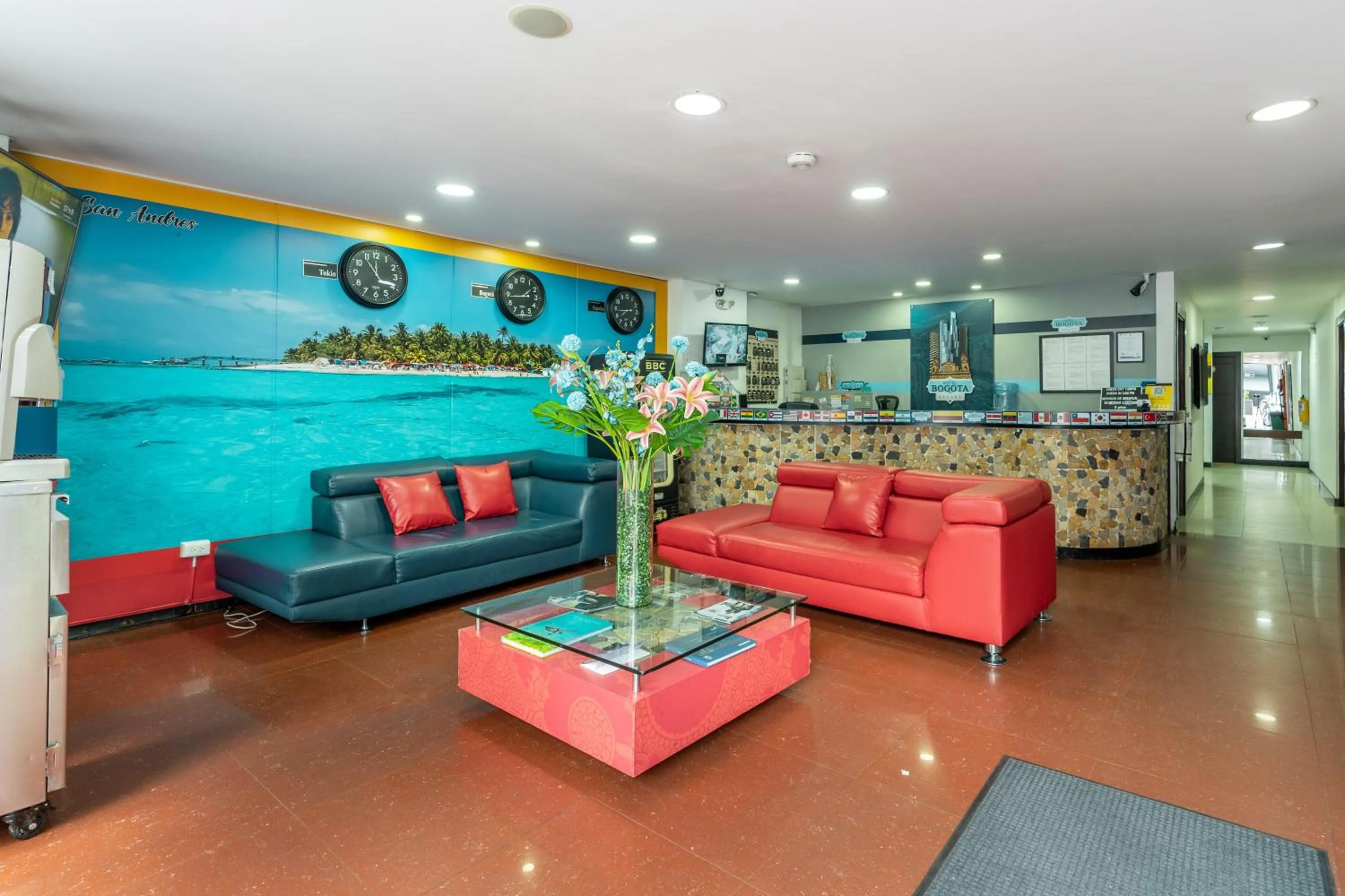 Lobby or reception in Hotel Bogota Resort