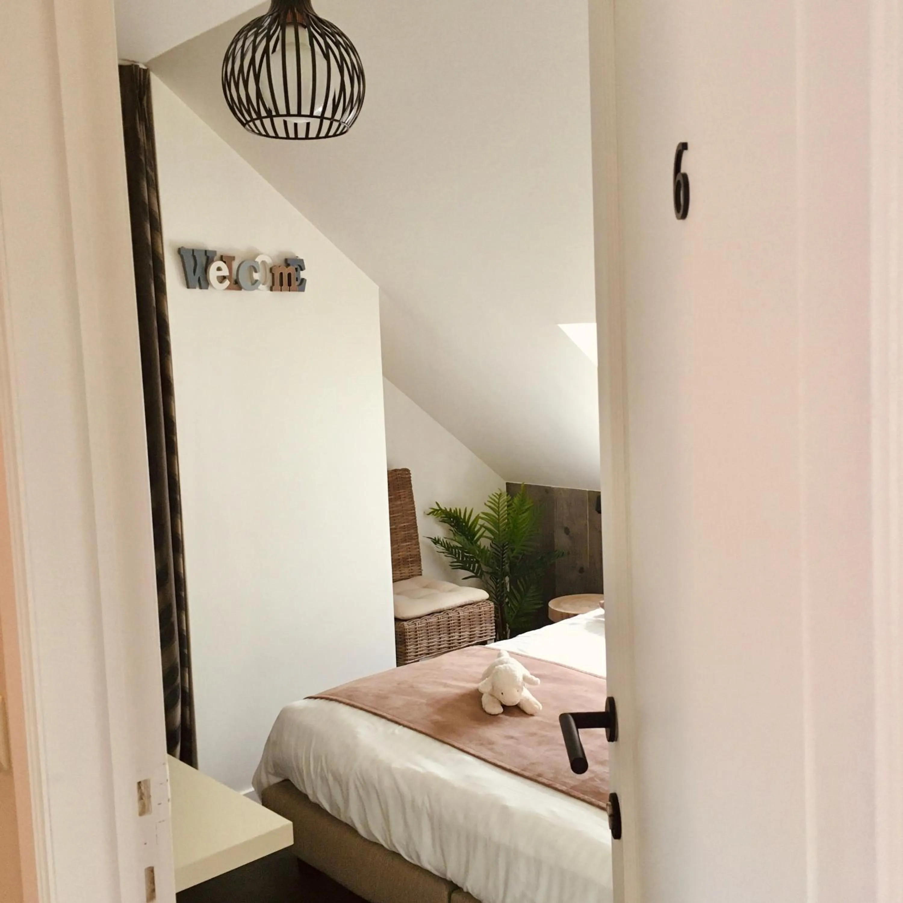 Bed in hoevehotel ter haeghe