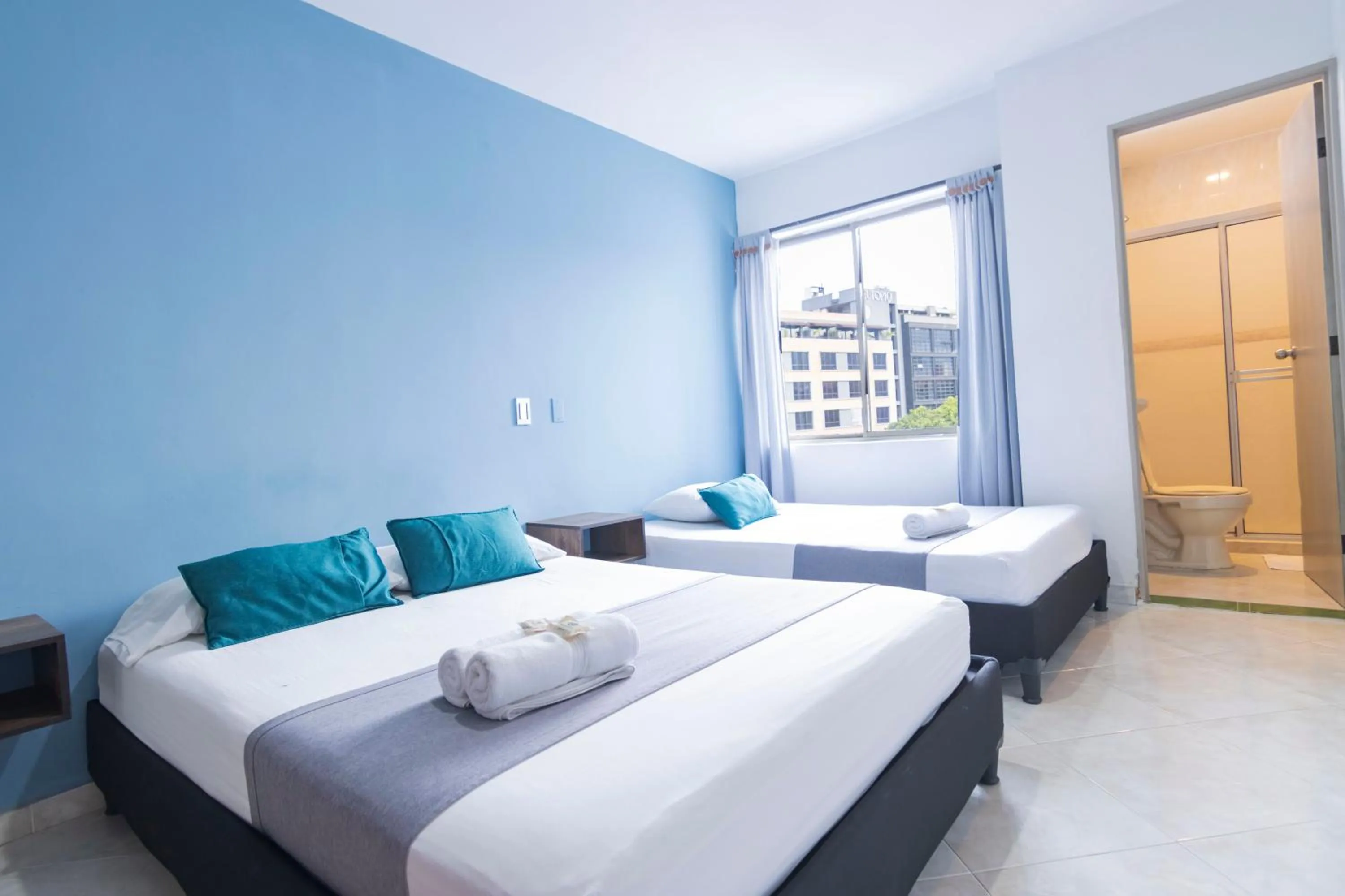 Bedroom, Bed in Ayenda 1228 Balcones de la 70