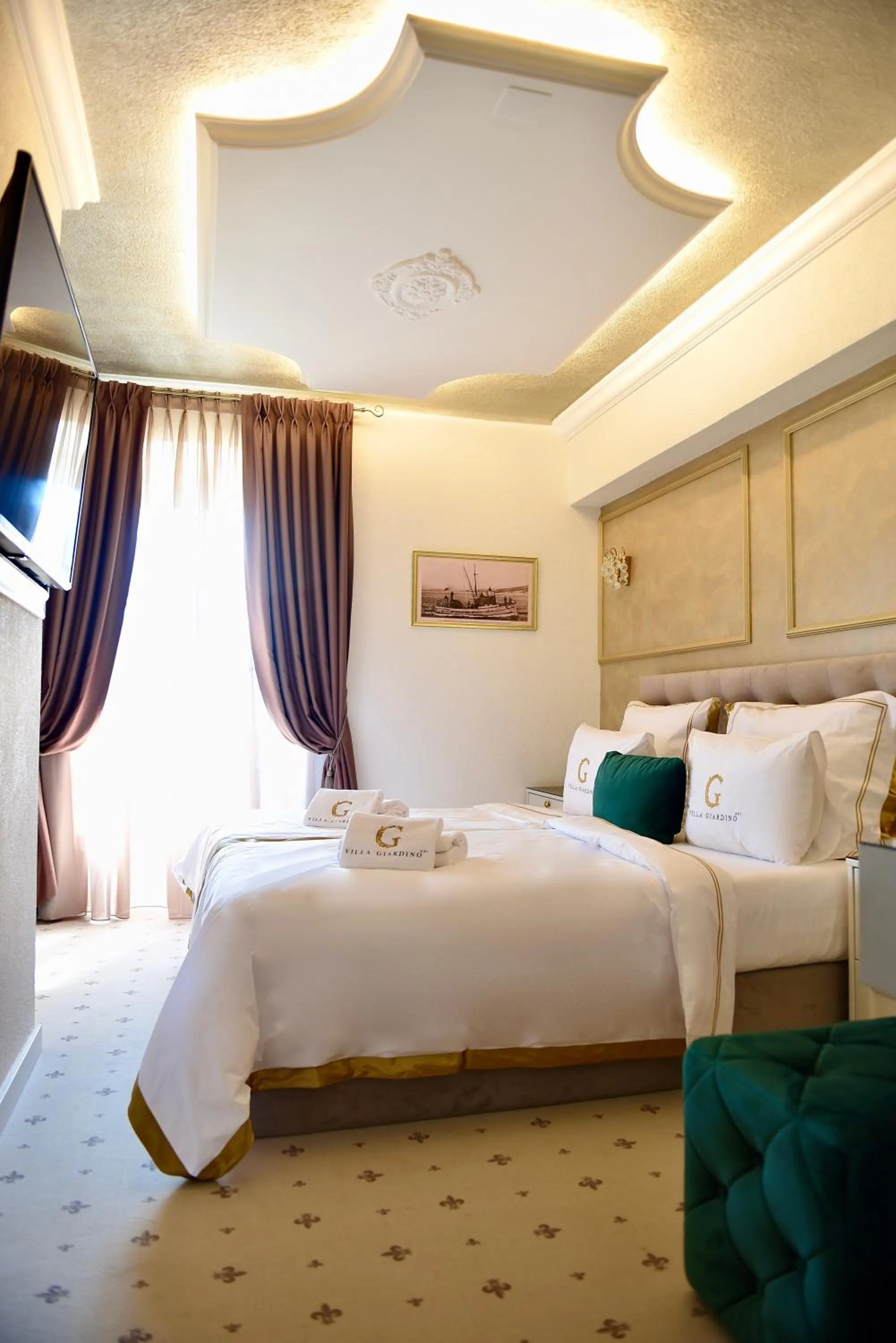 Bedroom, Bed in Villa Giardino Heritage Boutique Hotel Bol