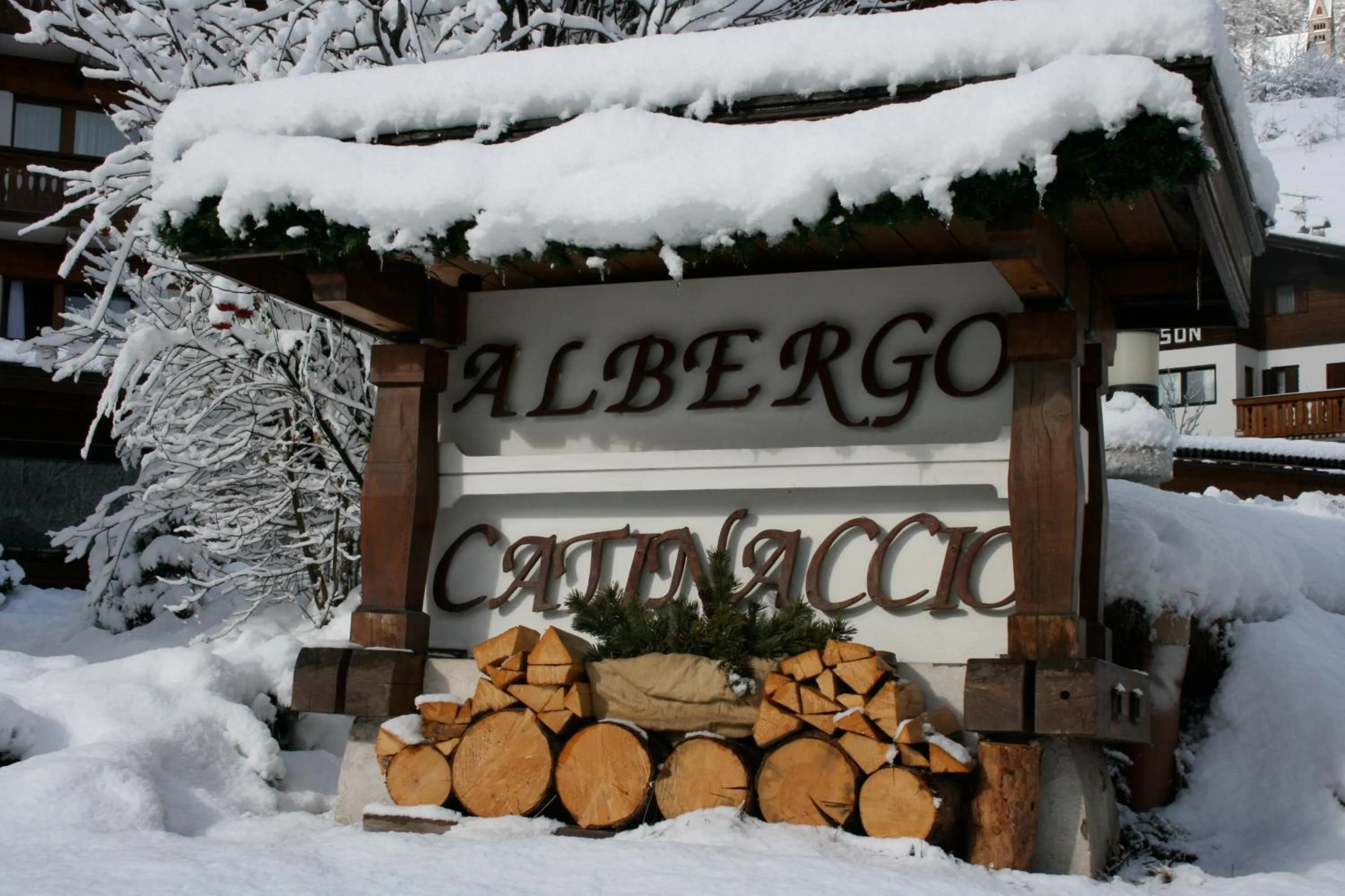 Property logo or sign in Hotel Catinaccio