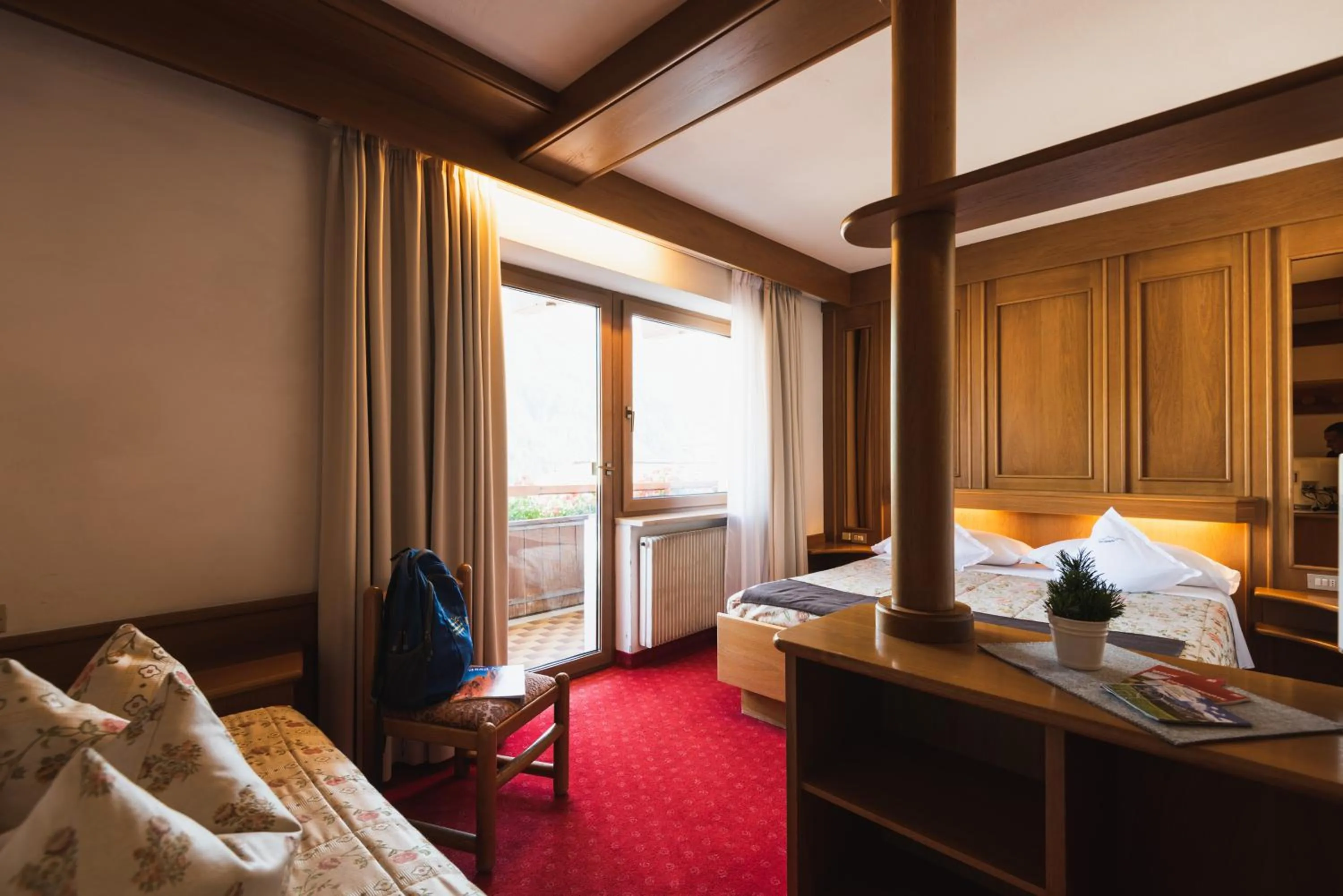 Bed in Hotel Catinaccio