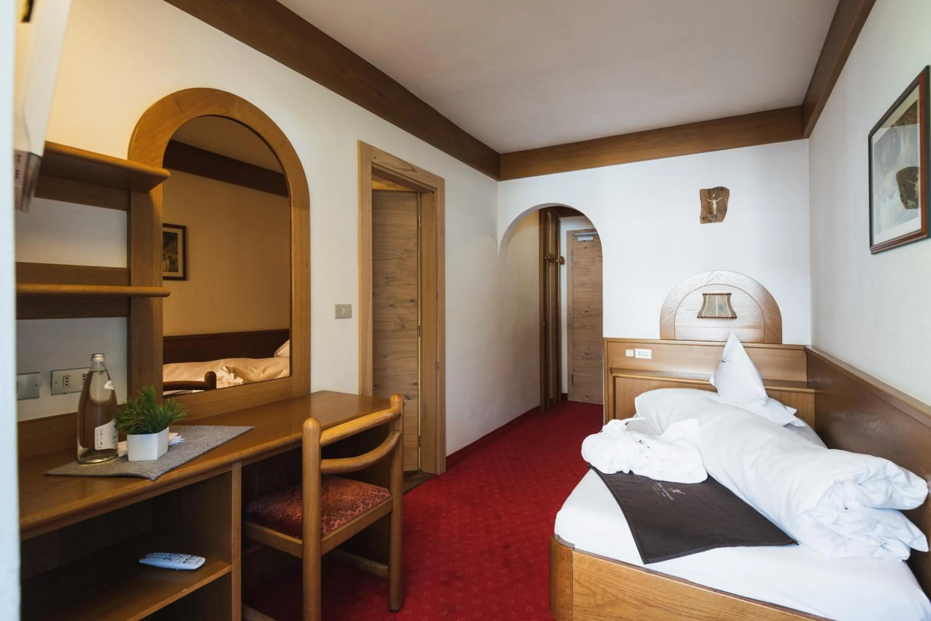 Bed in Hotel Catinaccio