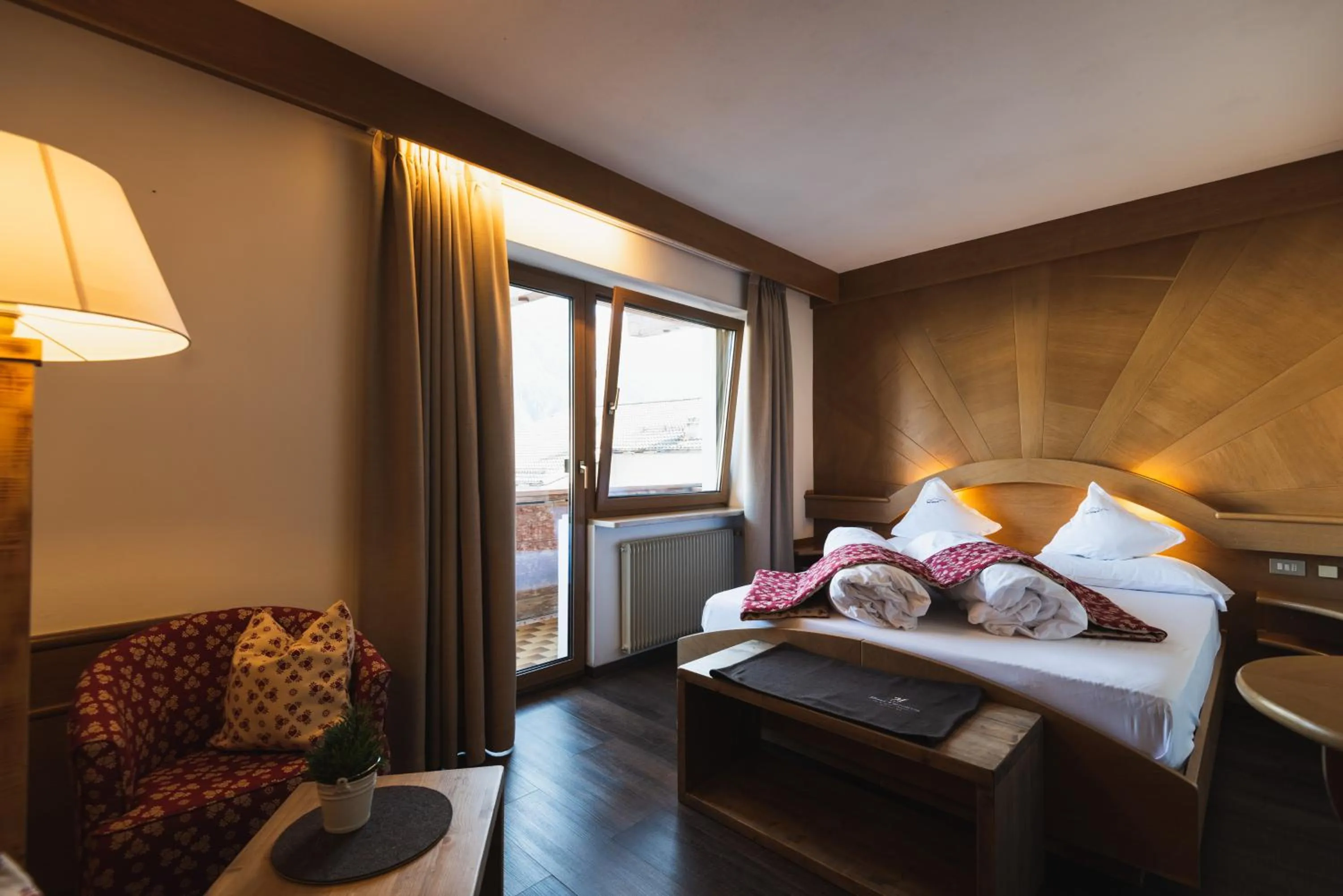 Bed in Hotel Catinaccio