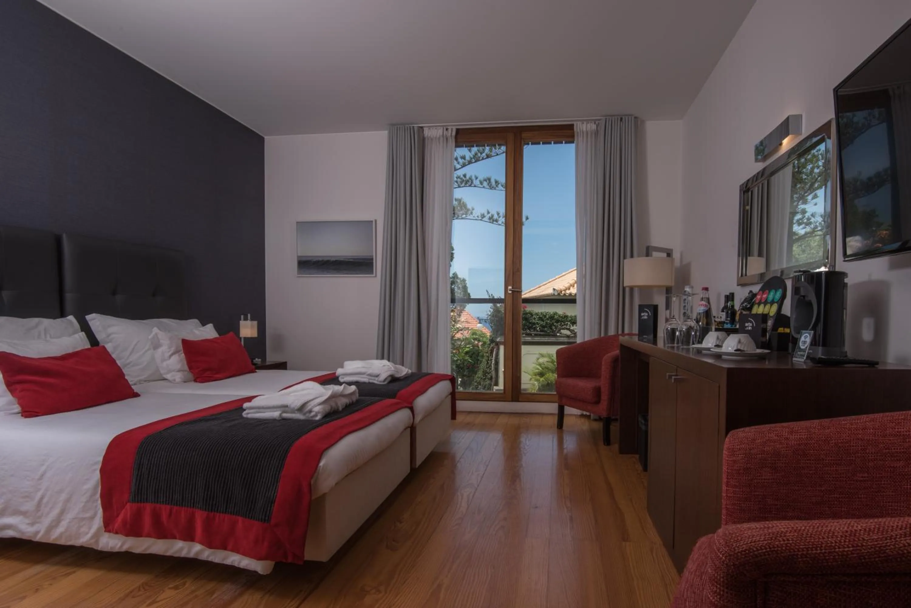 Bed in ARTS IN Hotel Conde Carvalhal