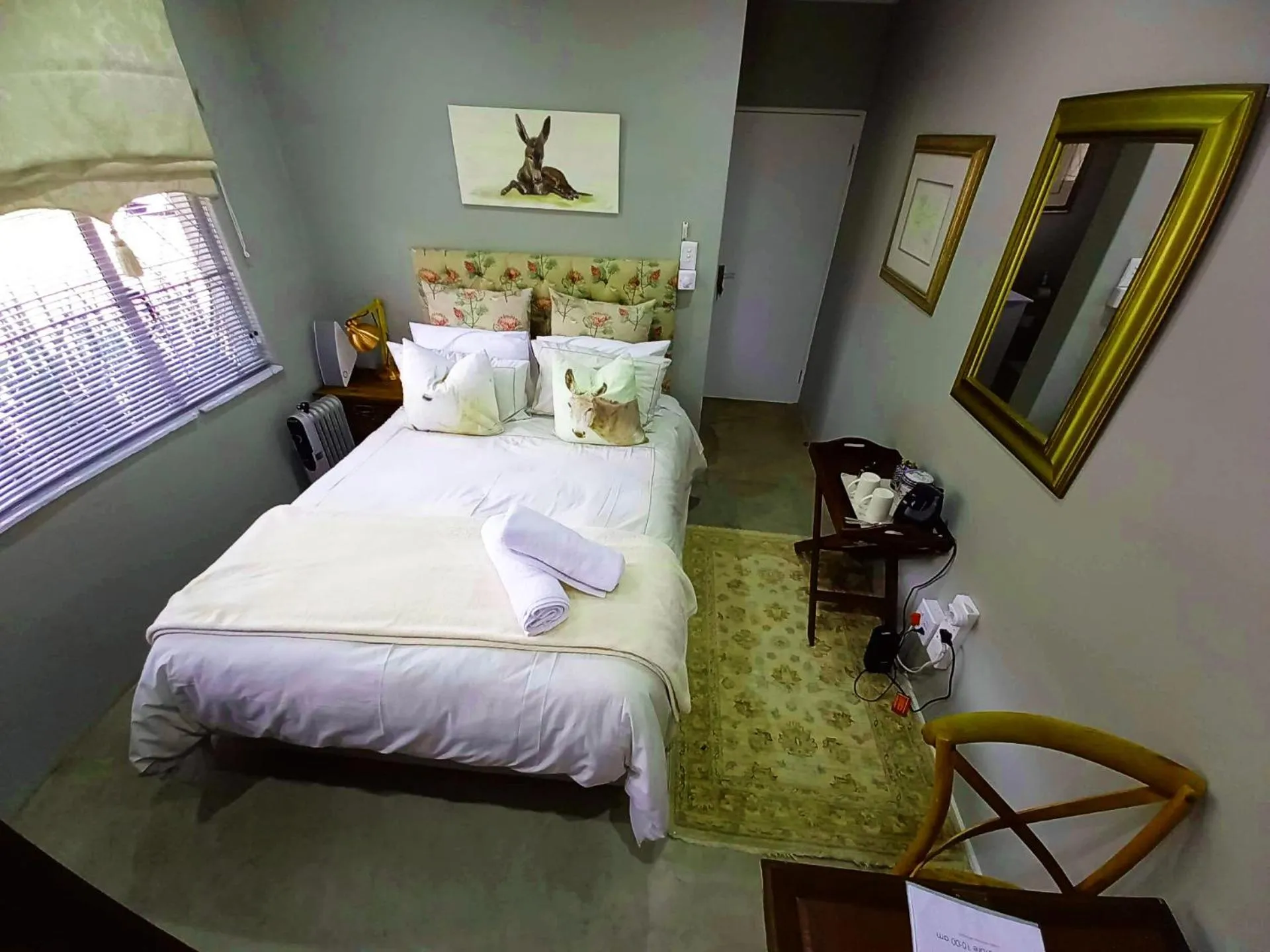 Bed in Cavalo Guesthouse & Equestrian Estate