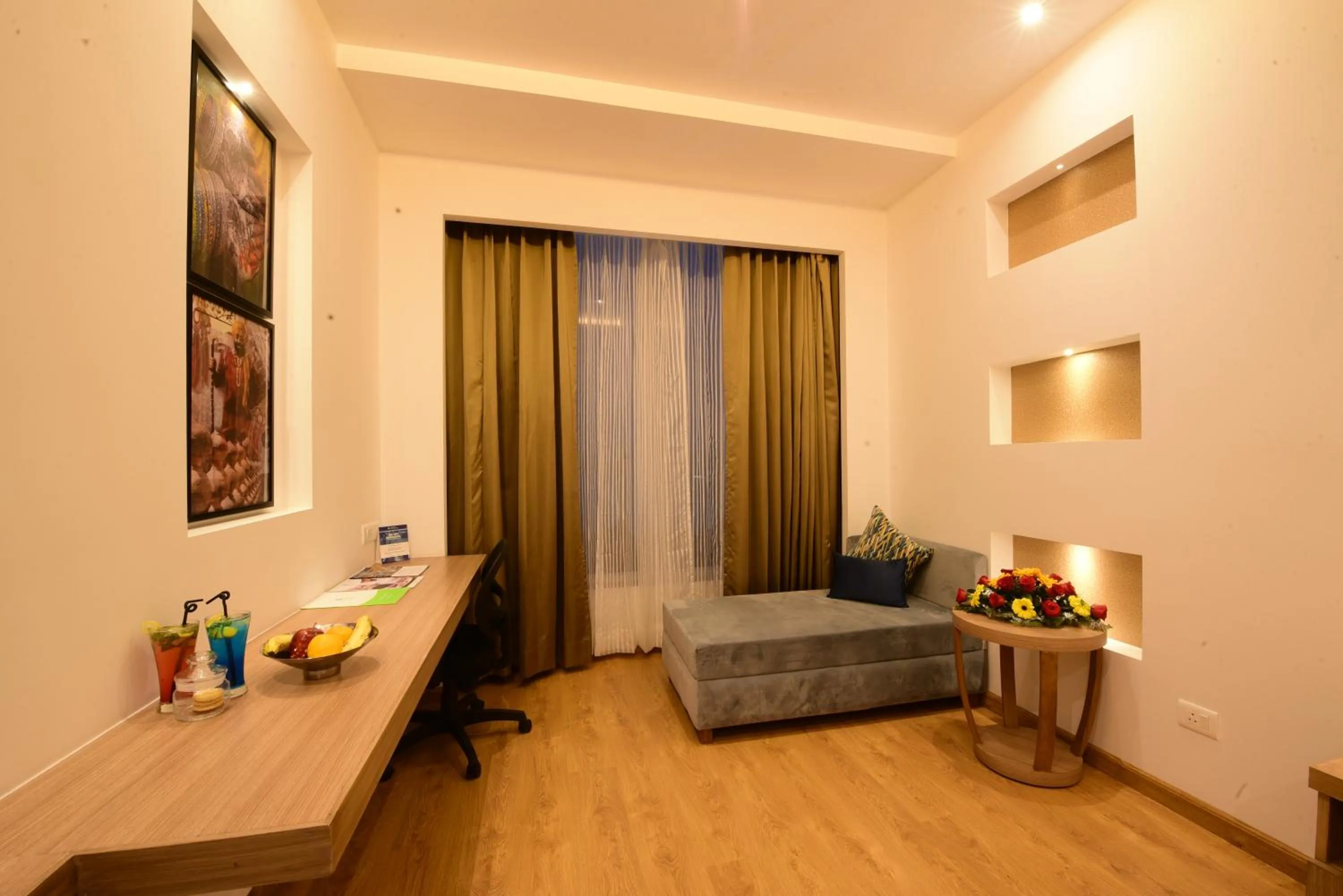 Seating area in SureStay Plus by Best Western Amritsar