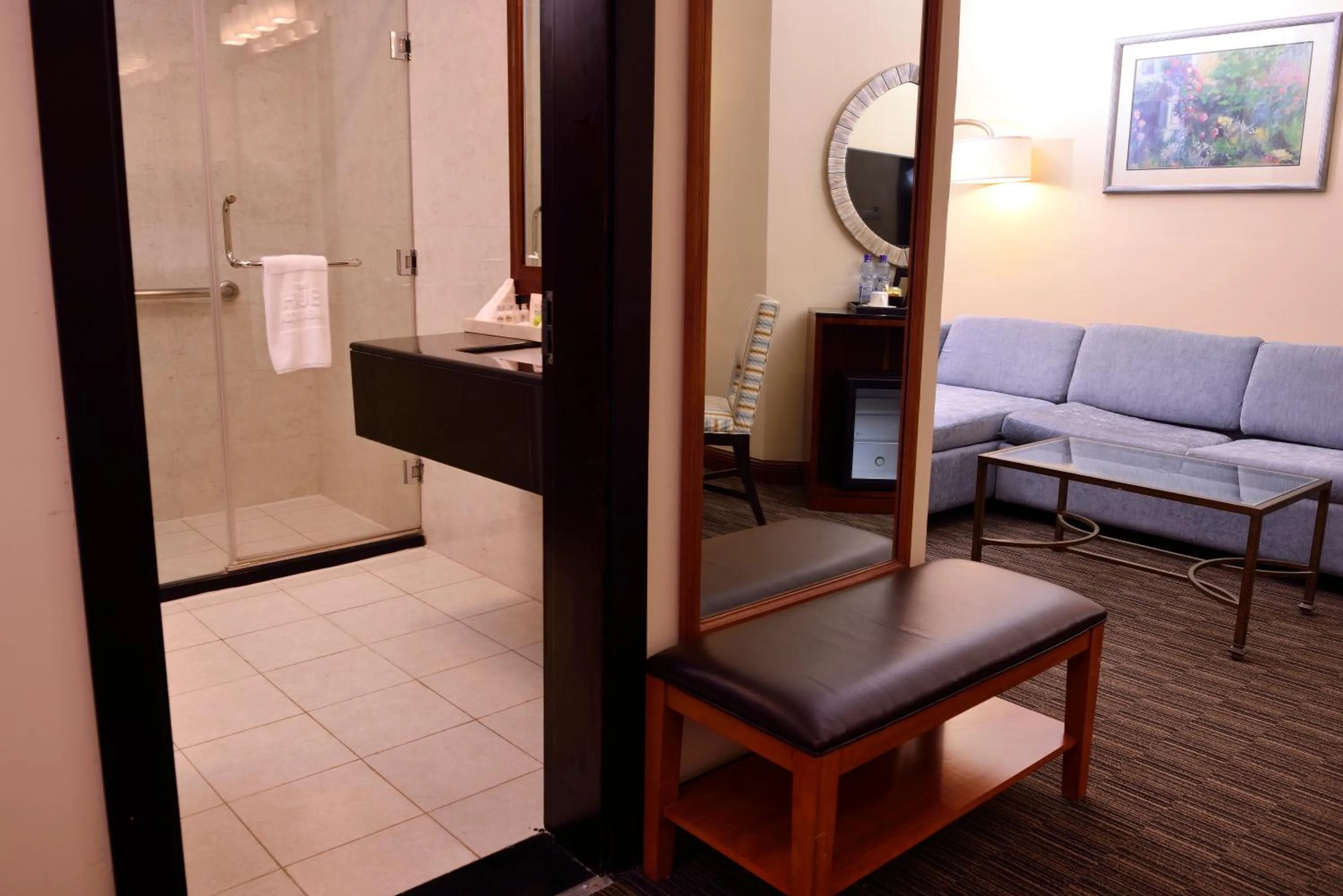 Living room in The HUB Hotel