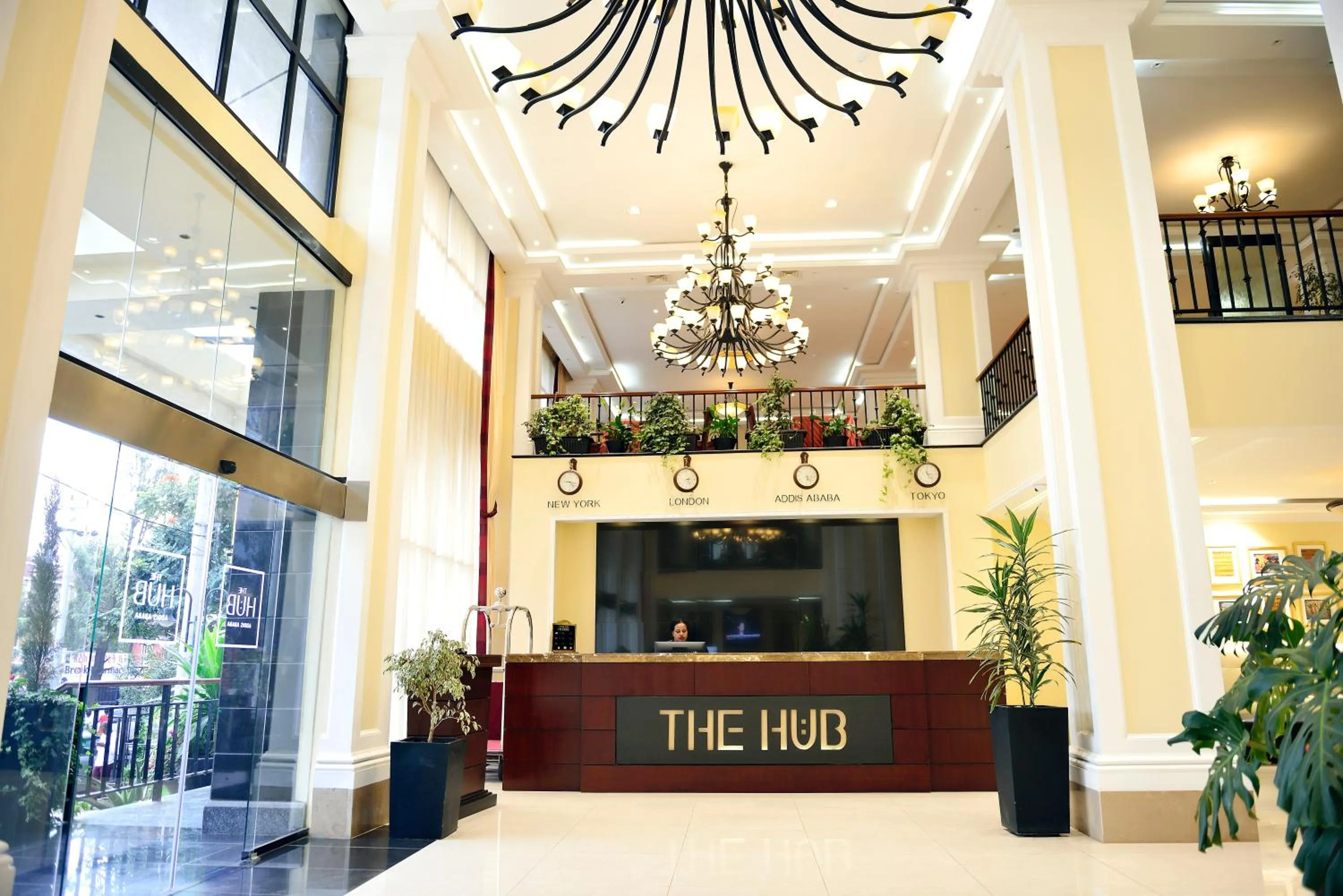 Lobby or reception in The HUB Hotel