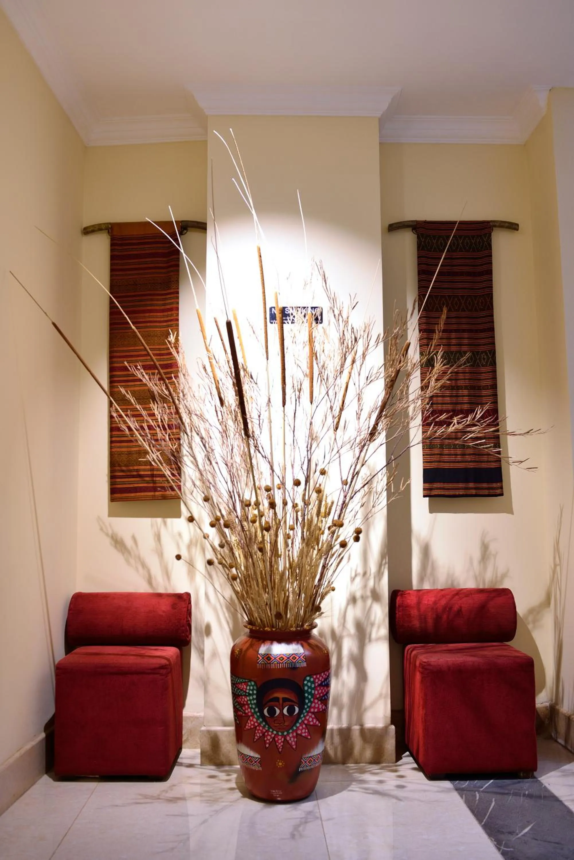 Decorative detail in The HUB Hotel