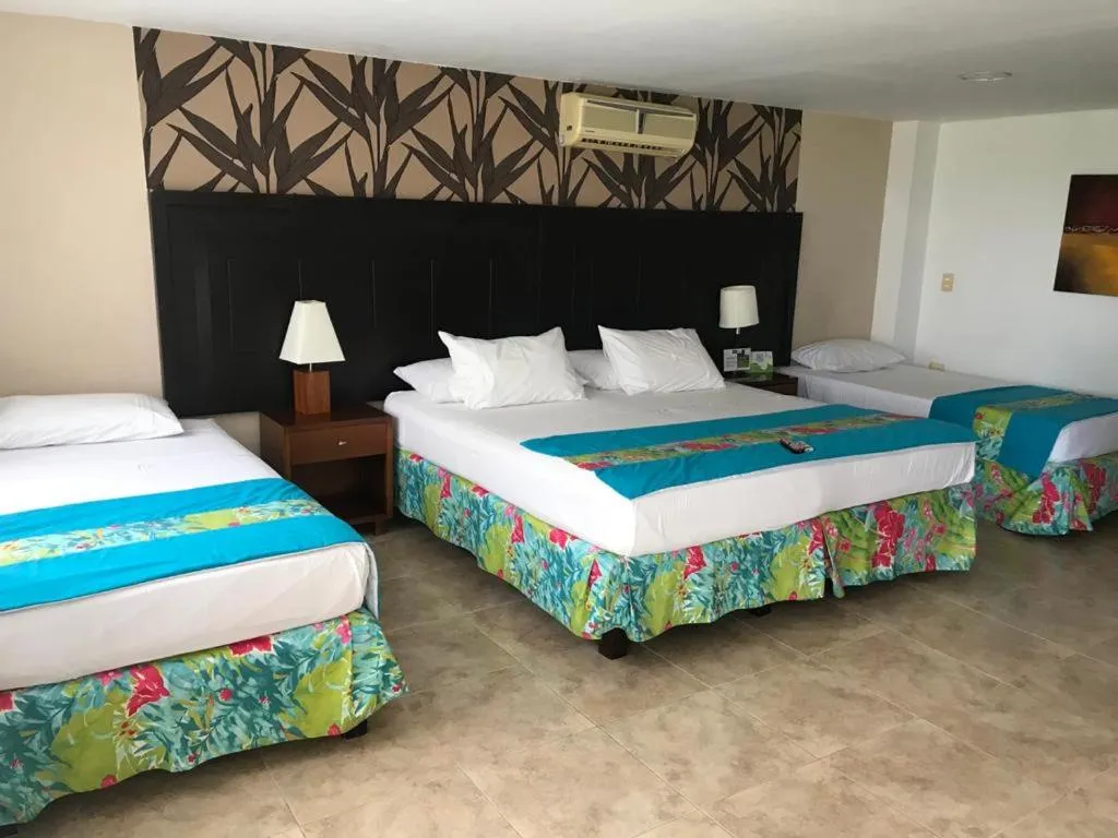 Bed in Hotel San Antonio del Cerro