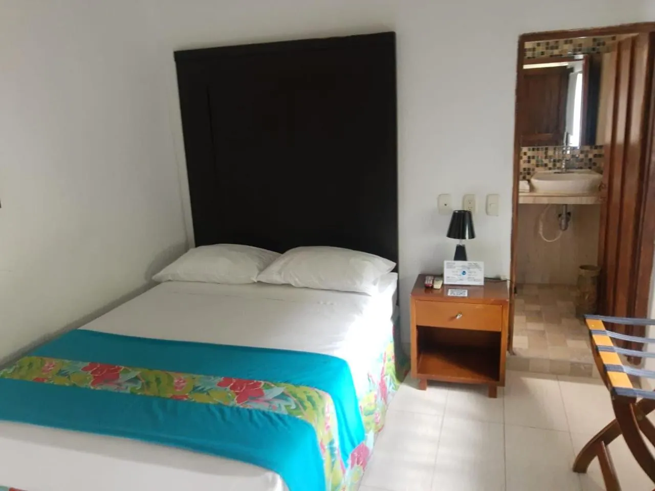 Bed in Hotel San Antonio del Cerro