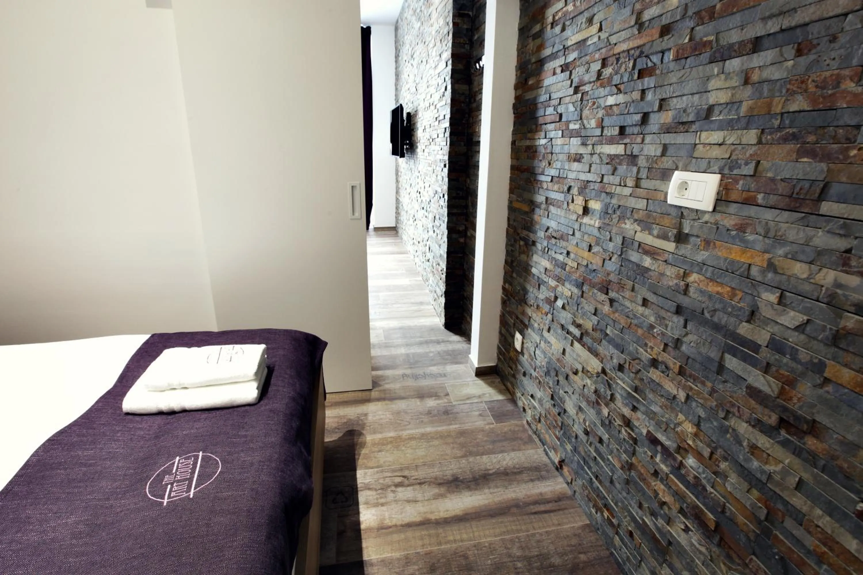 Bedroom, Bed in Apartments The Art House