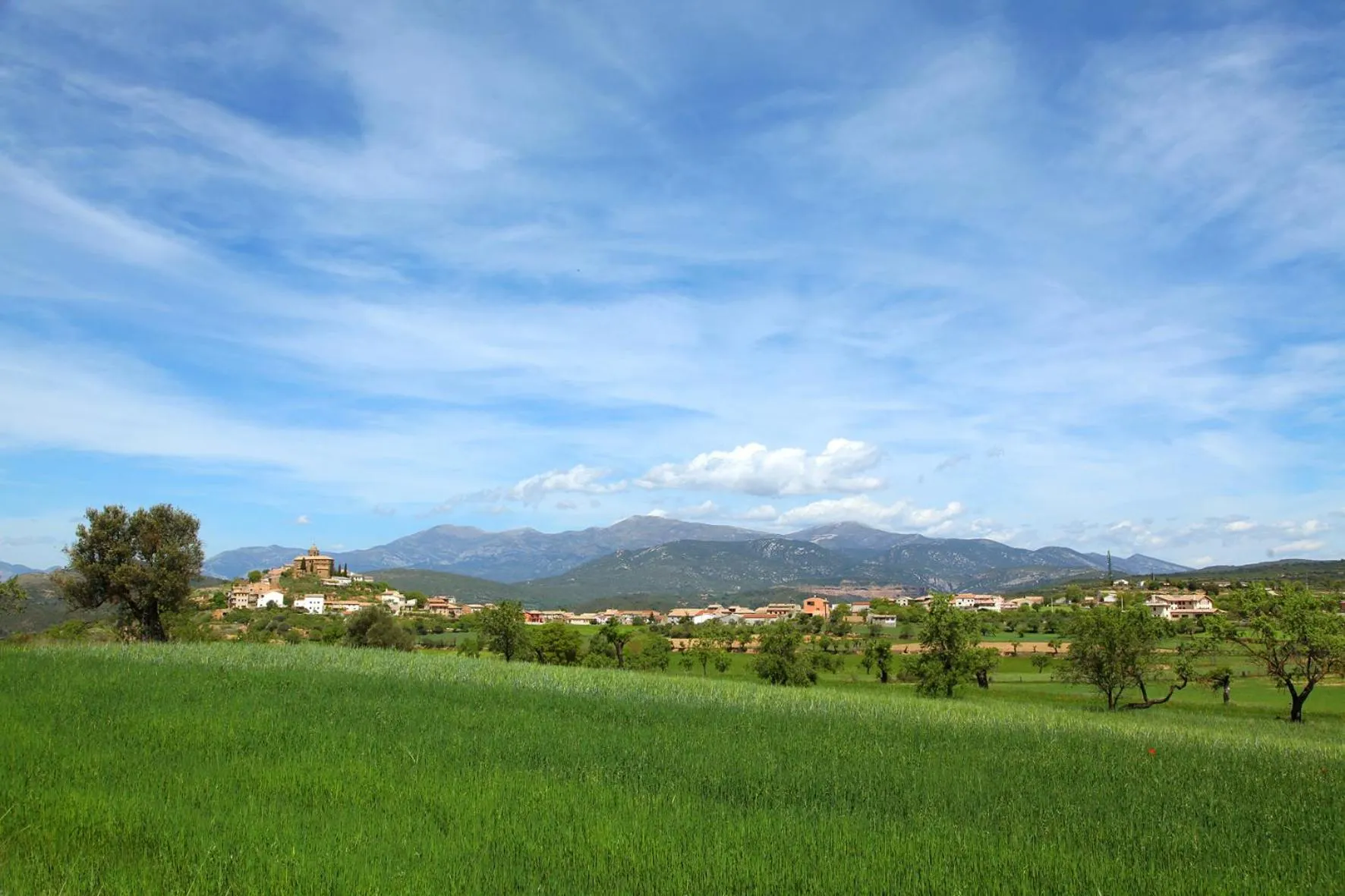Natural landscape in Hostería de Guara