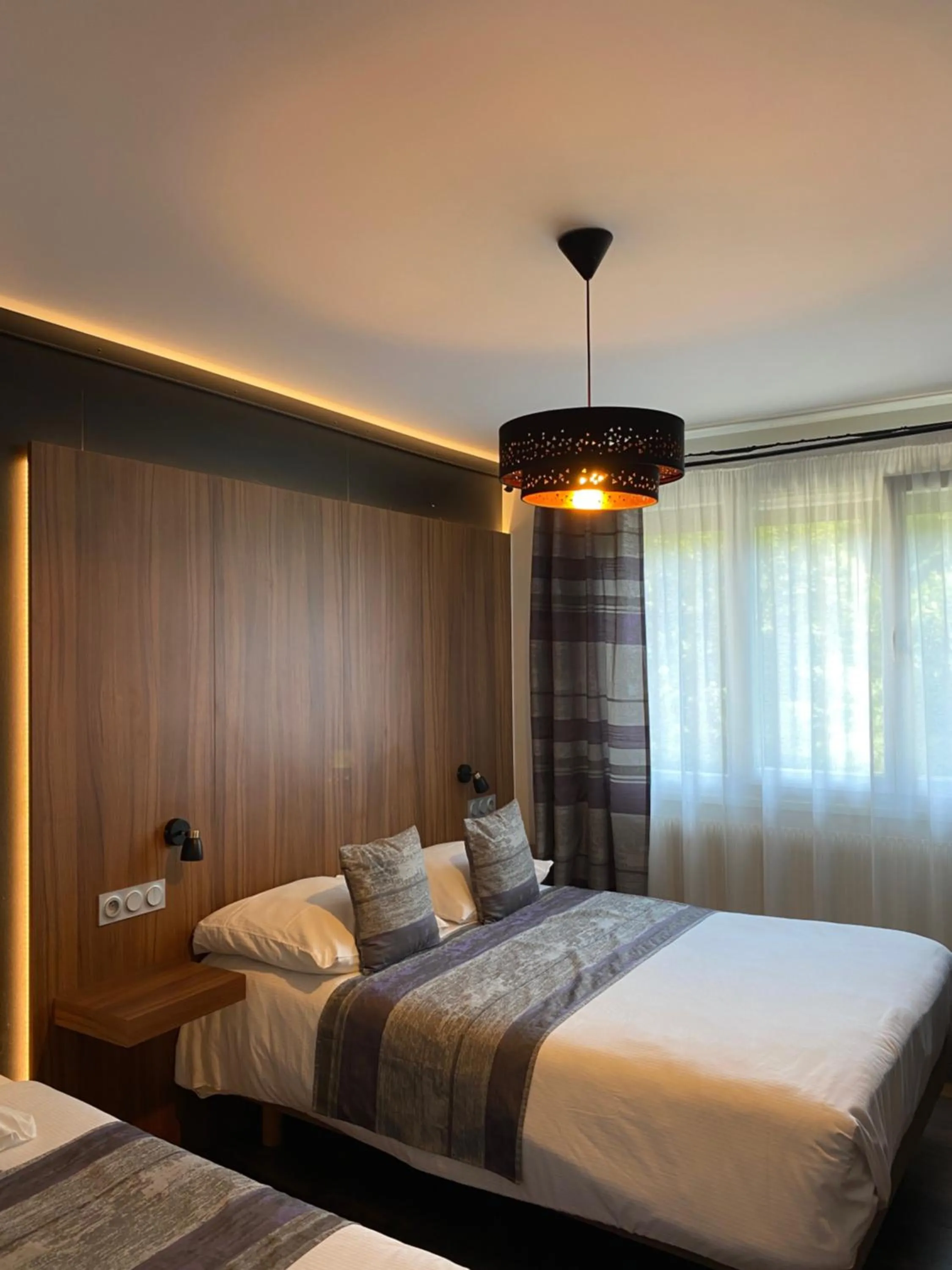 Bed in Auberge des Moulins