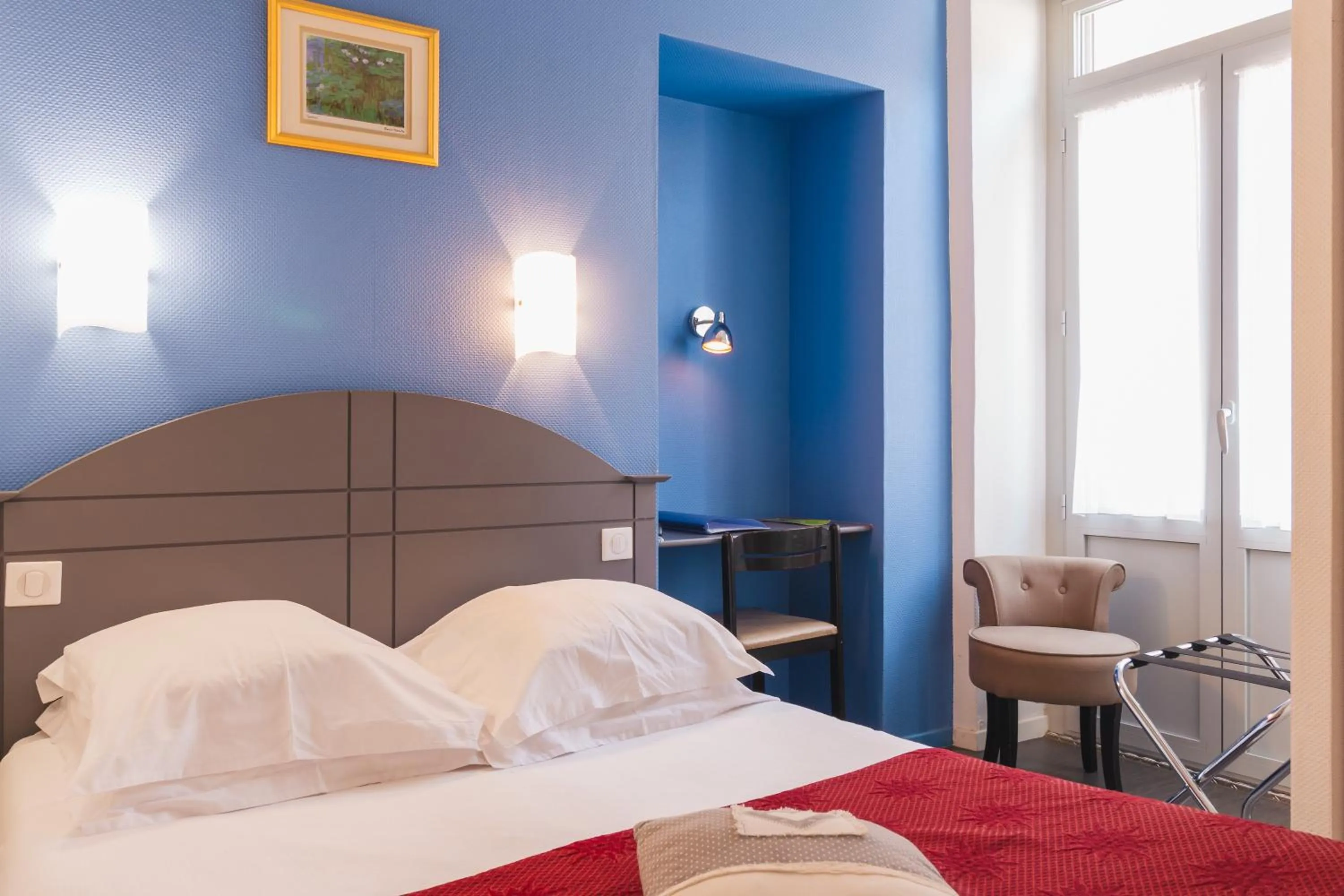 Bed in Hotel Christian