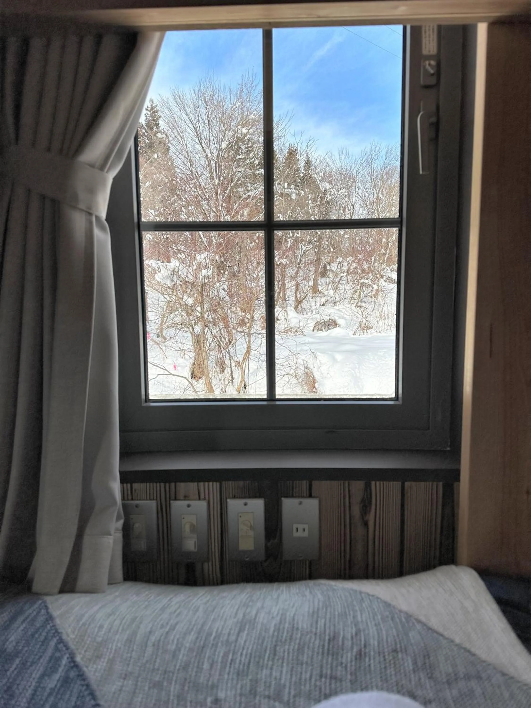 Bed in Legend Inn Myoko