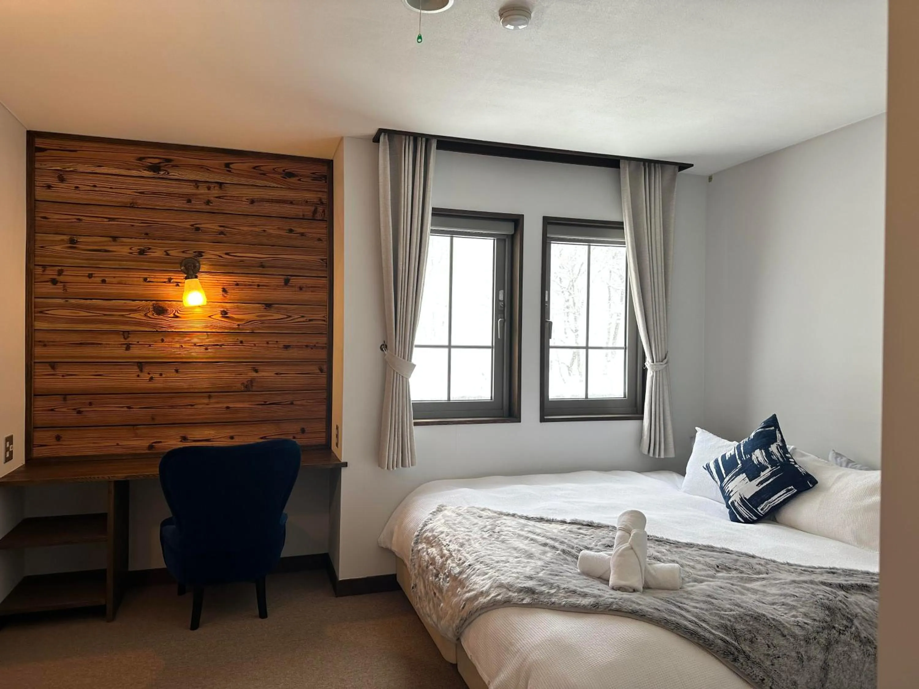 Bed in Legend Inn Myoko