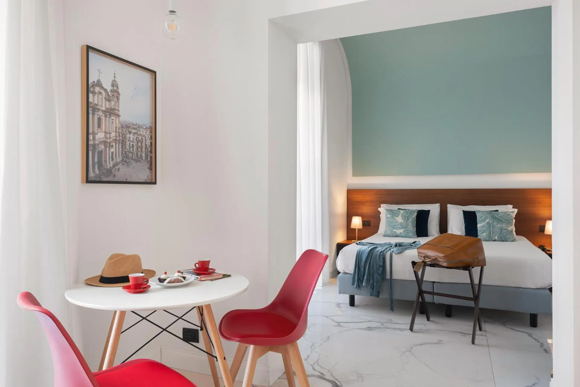 Photo of the whole room, Bed in Palazzo Sovrana Serviced Luxury Apartments