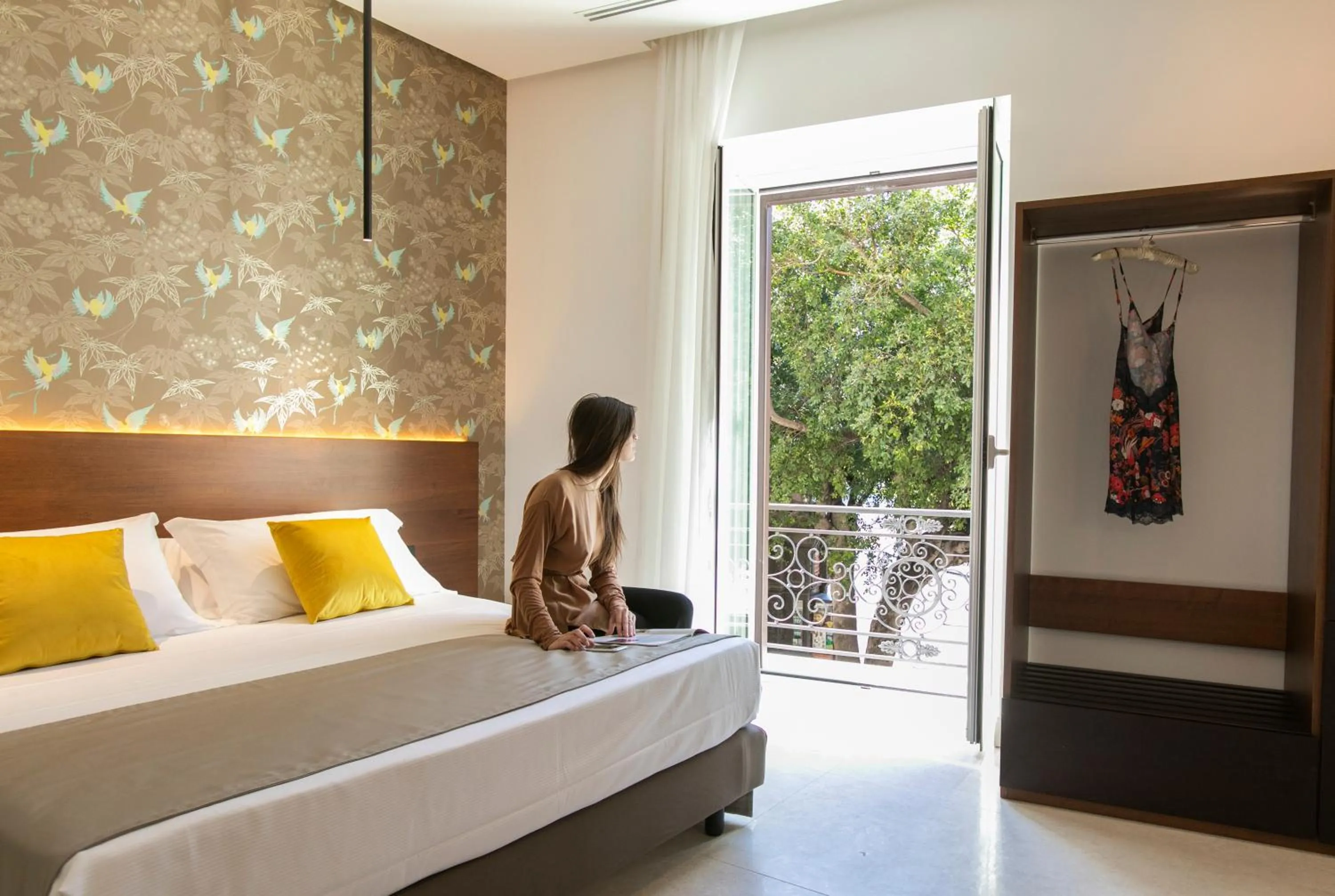 Bedroom, Bed in Palazzo Sovrana Serviced Luxury Apartments