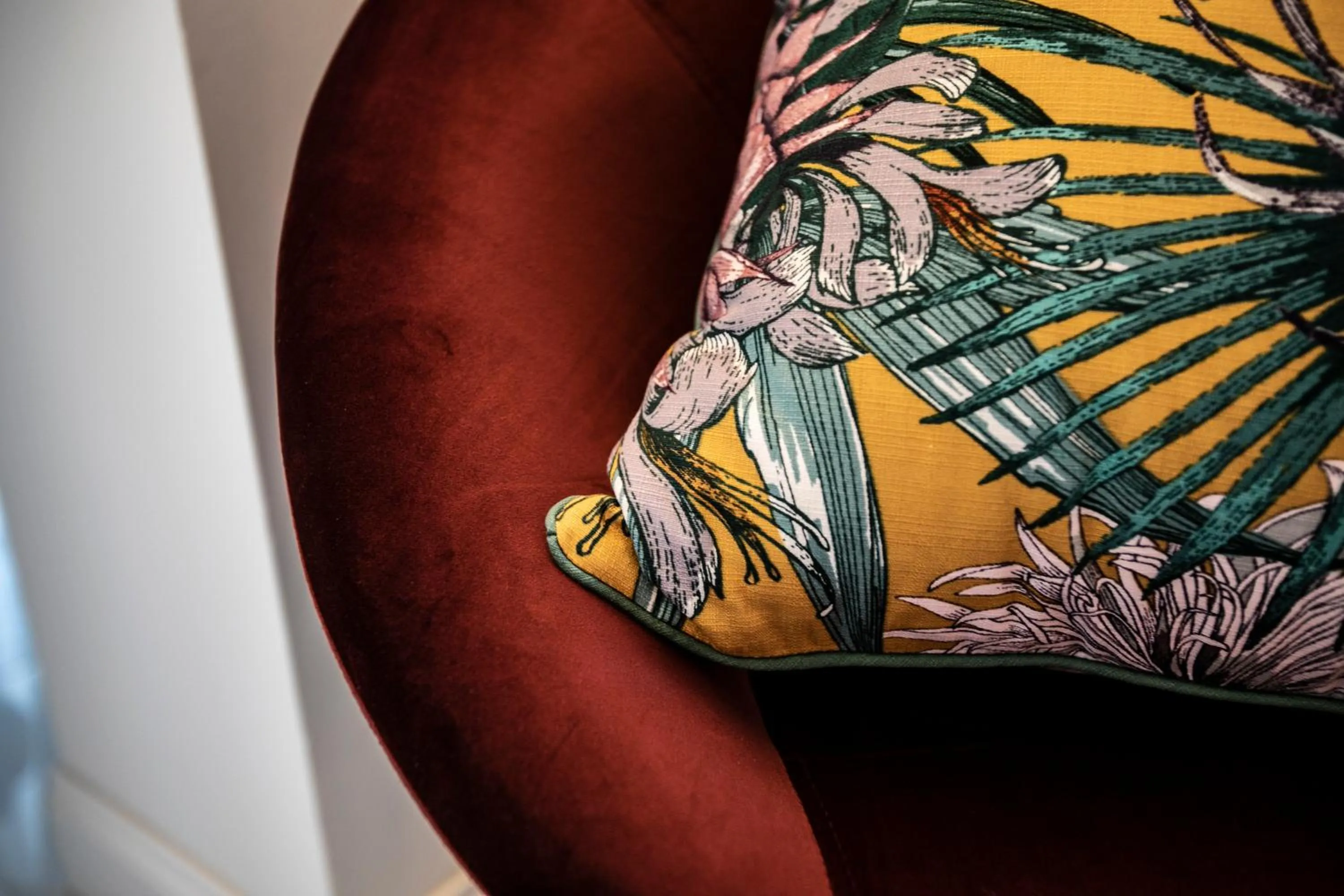 Decorative detail in Palazzo Sovrana Serviced Luxury Apartments