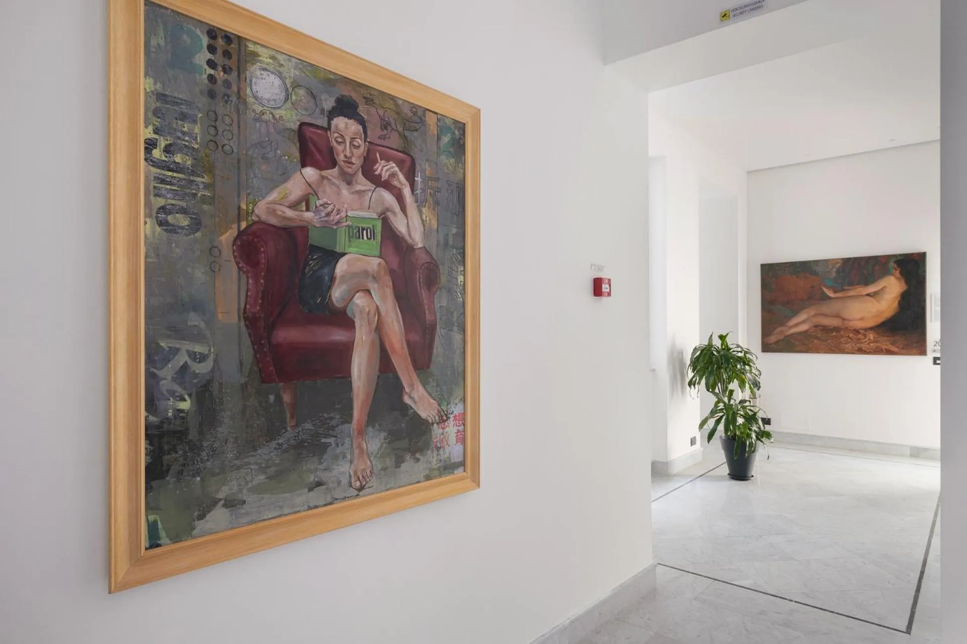 Decorative detail in Palazzo Sovrana Serviced Luxury Apartments