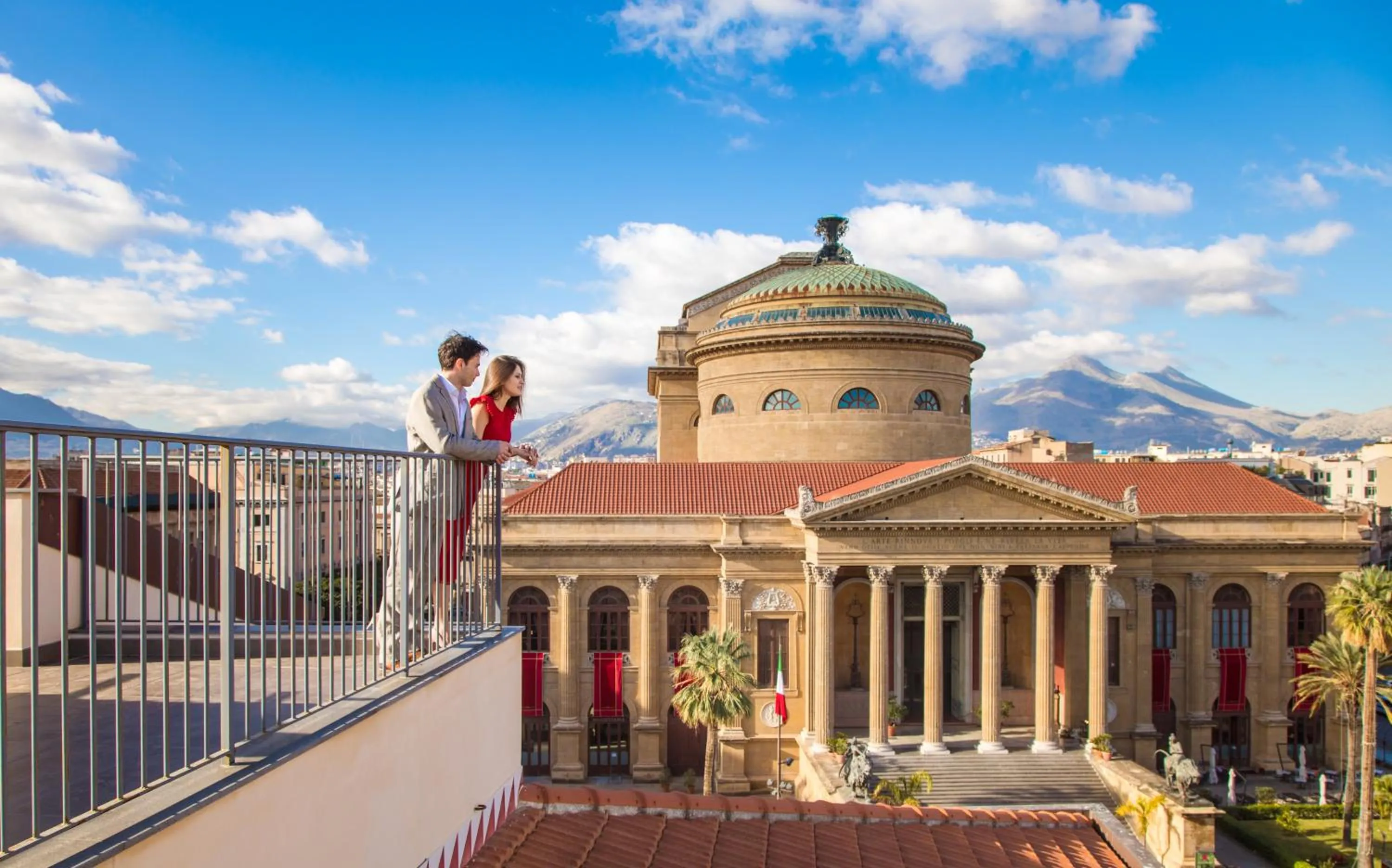 Balcony/Terrace in Palazzo Sovrana Serviced Luxury Apartments