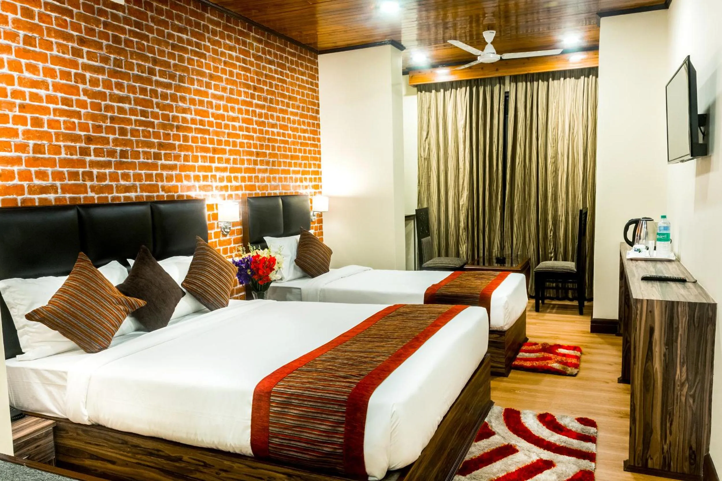 Bed in Ecotel Tin Tin Bijanbari
