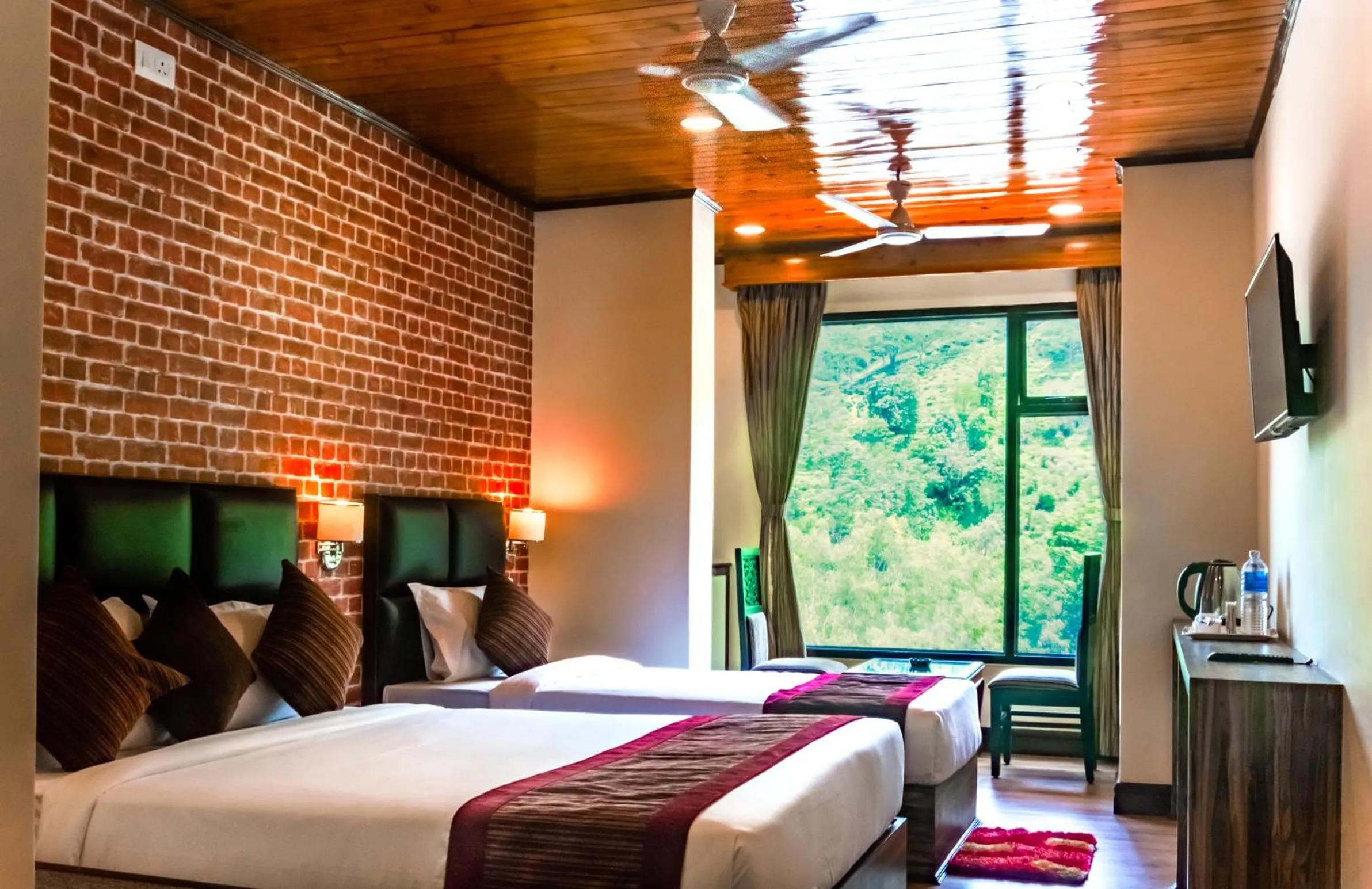 Bed in Ecotel Tin Tin Bijanbari