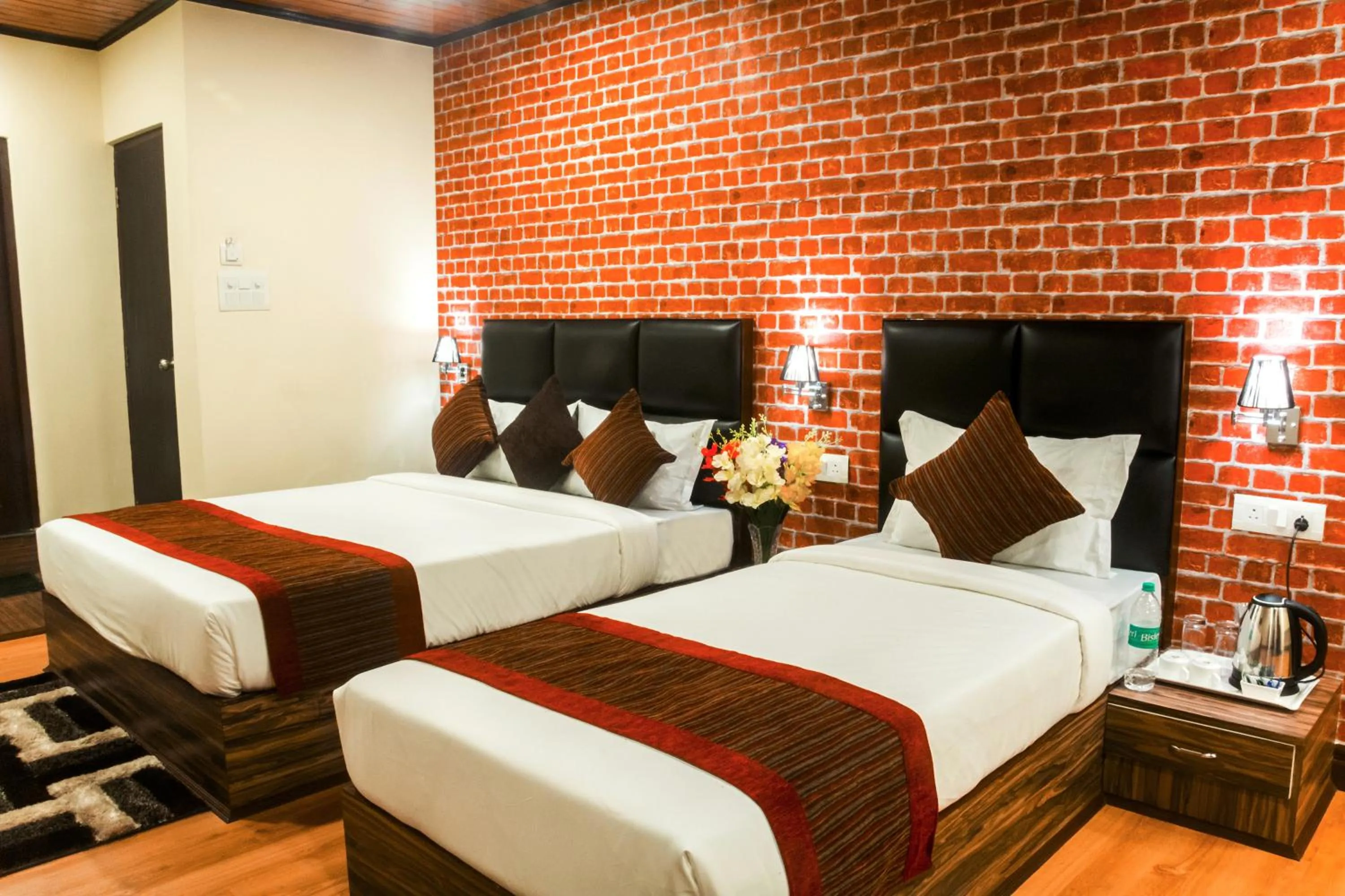 Bed in Ecotel Tin Tin Bijanbari