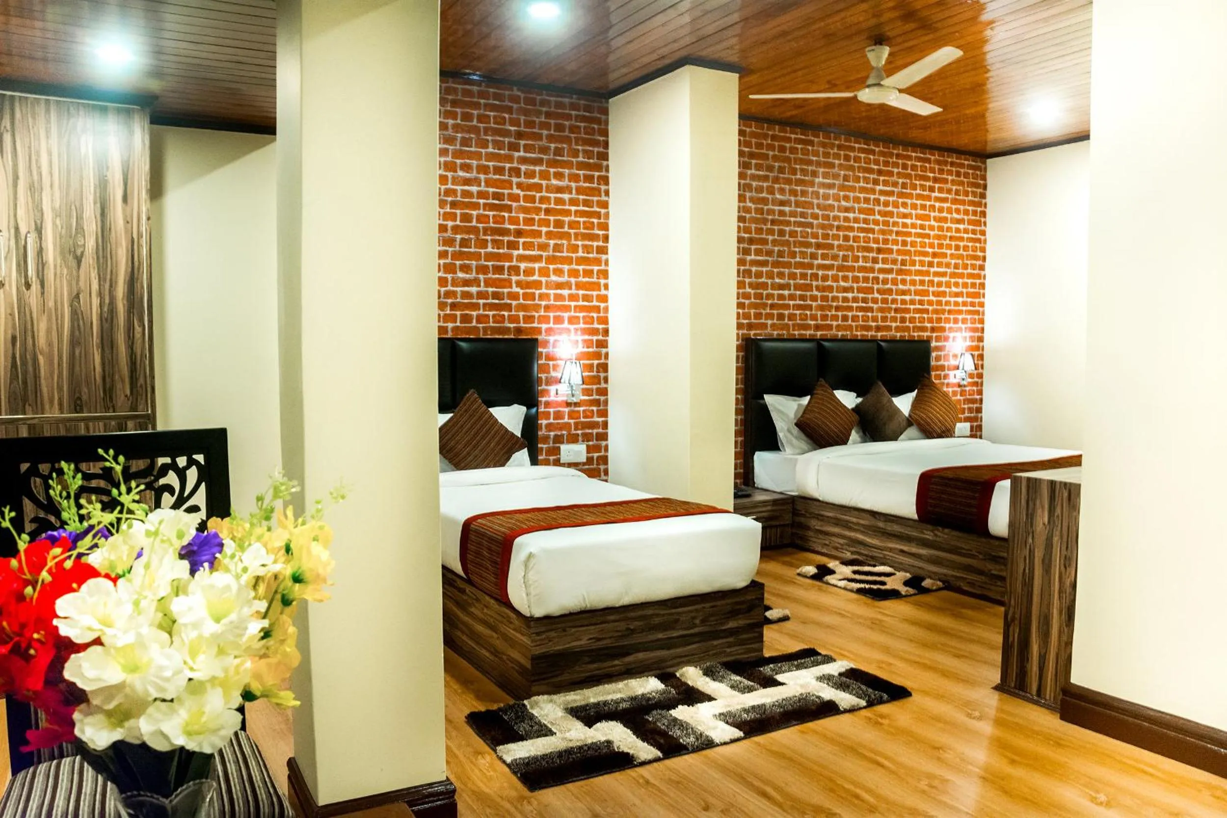 Bed in Ecotel Tin Tin Bijanbari