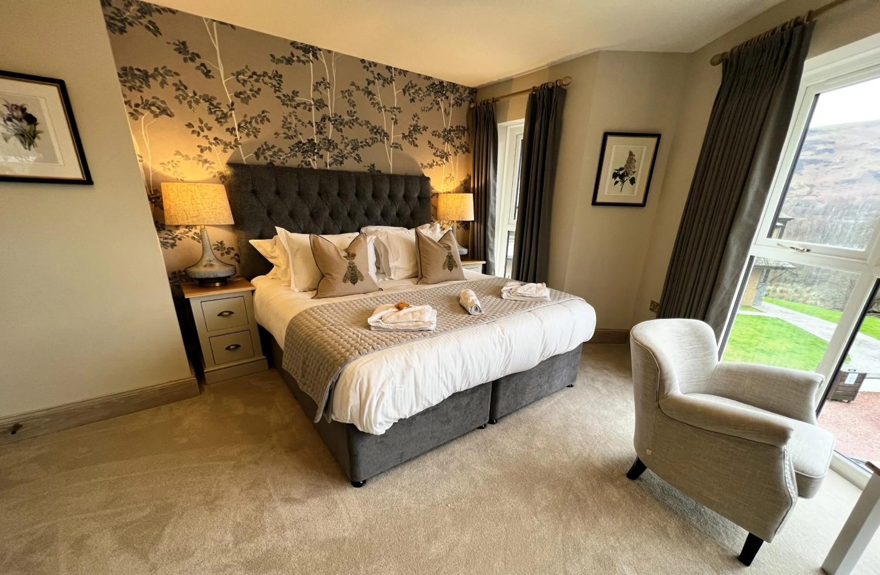 Bed in The Mary Mount Hotel