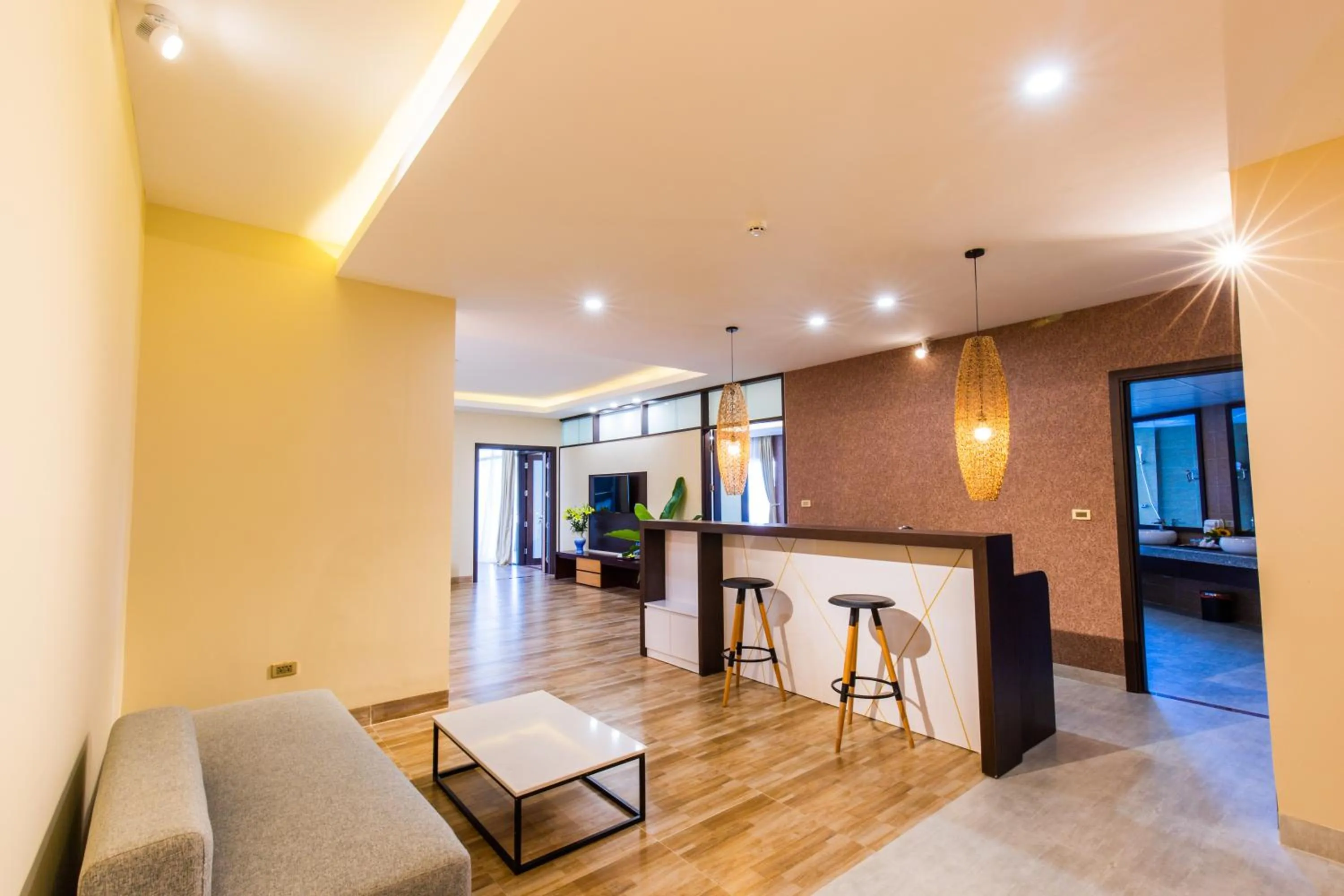 Kitchen or kitchenette in Hamya Hotsprings and Resort