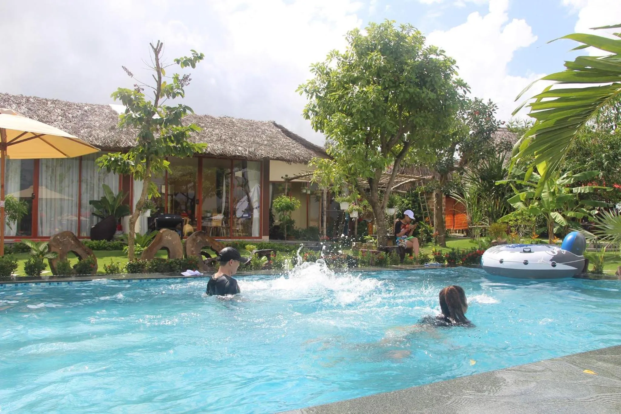 Swimming pool in Hamya Hotsprings and Resort