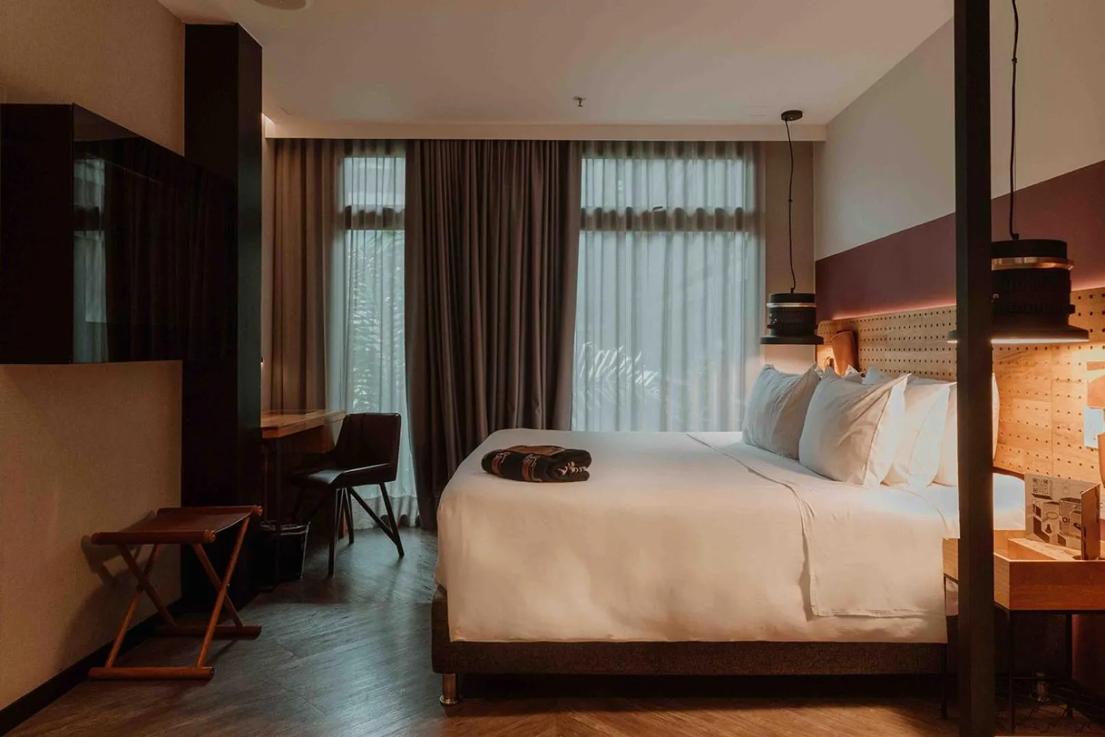 Bedroom, Bed in The Click Clack Hotel Medellín