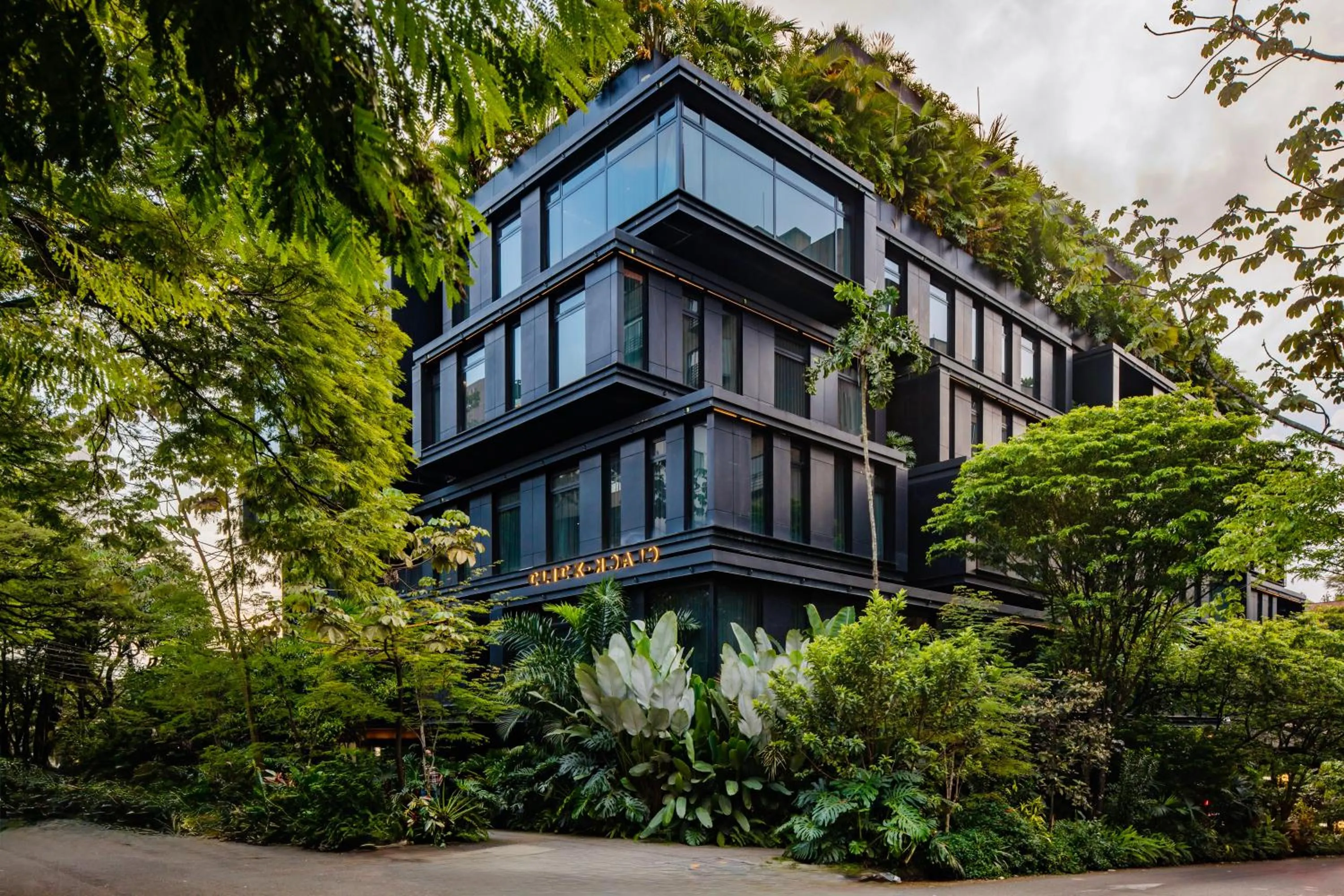 Property building in The Click Clack Hotel Medellín