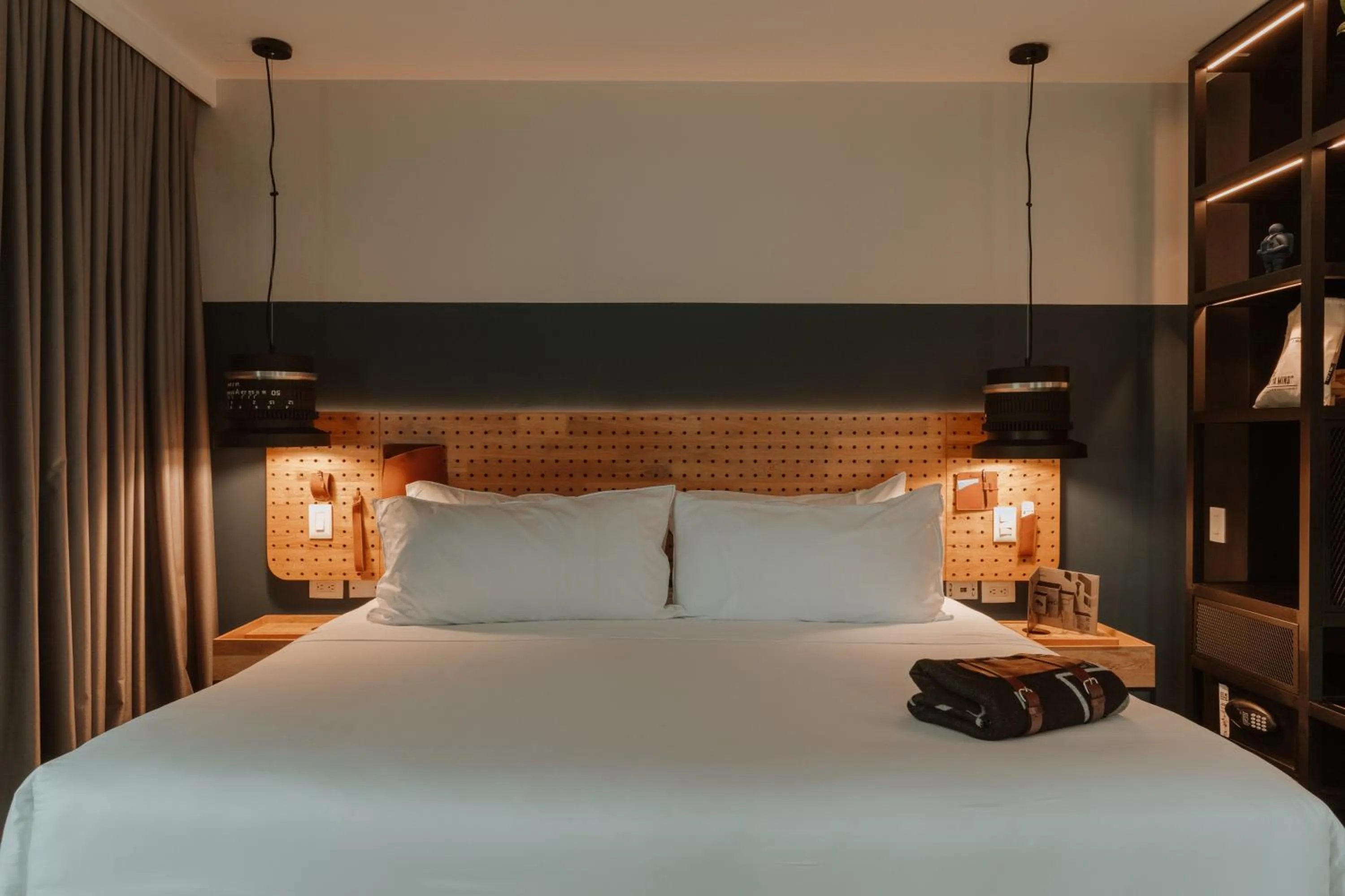 Bedroom, Bed in The Click Clack Hotel Medellín