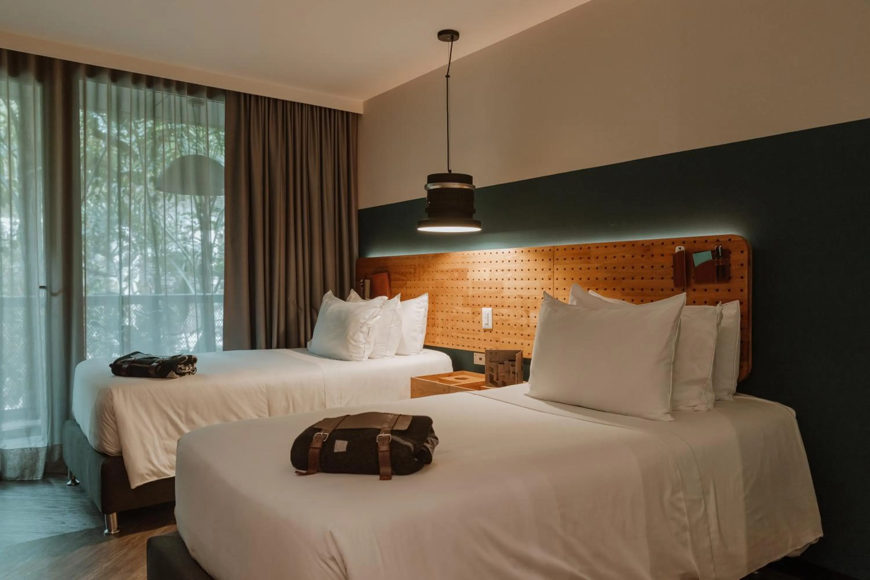 Bedroom, Bed in The Click Clack Hotel Medellín