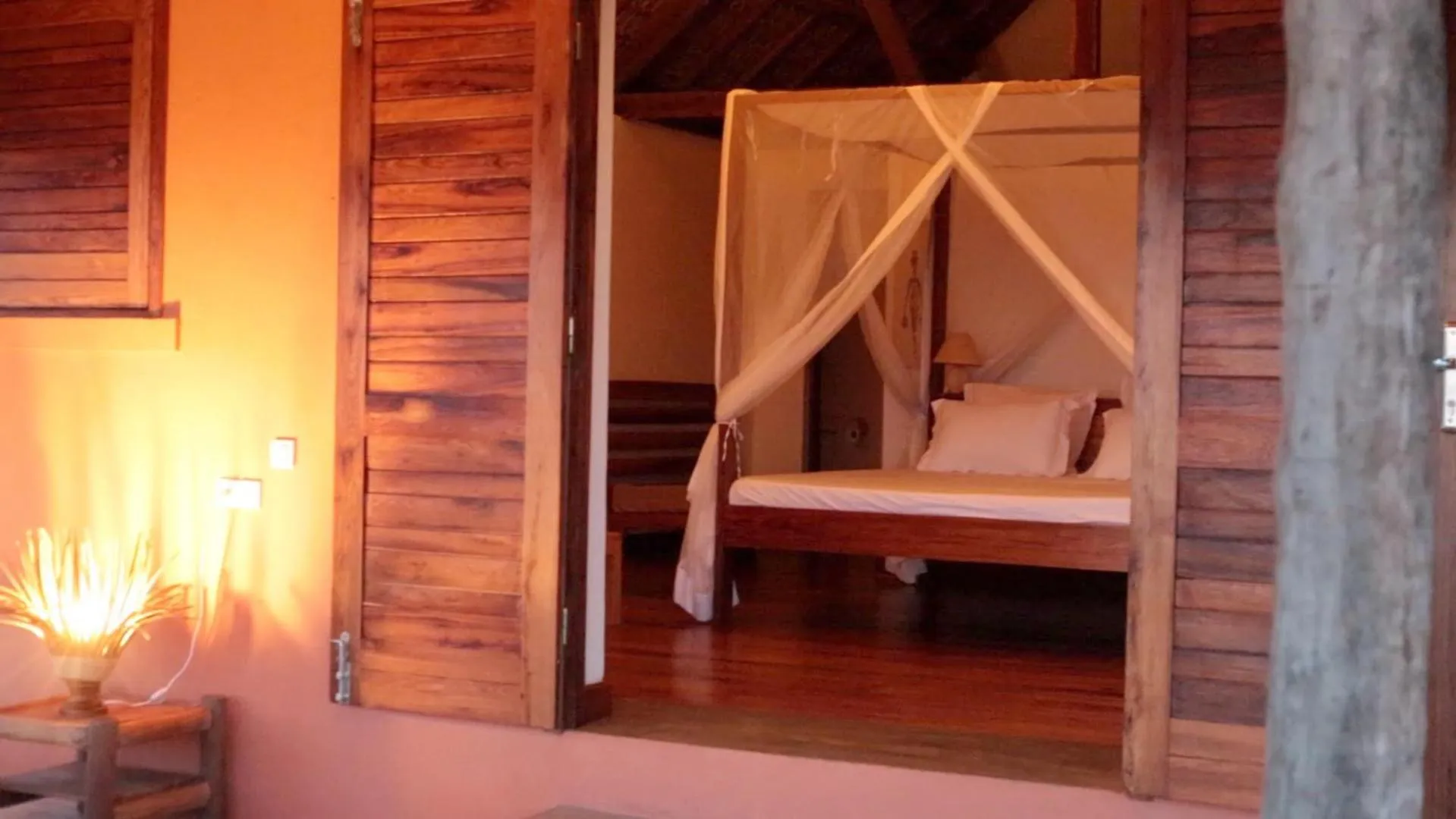 Bed in Le TRANSAT LODGE